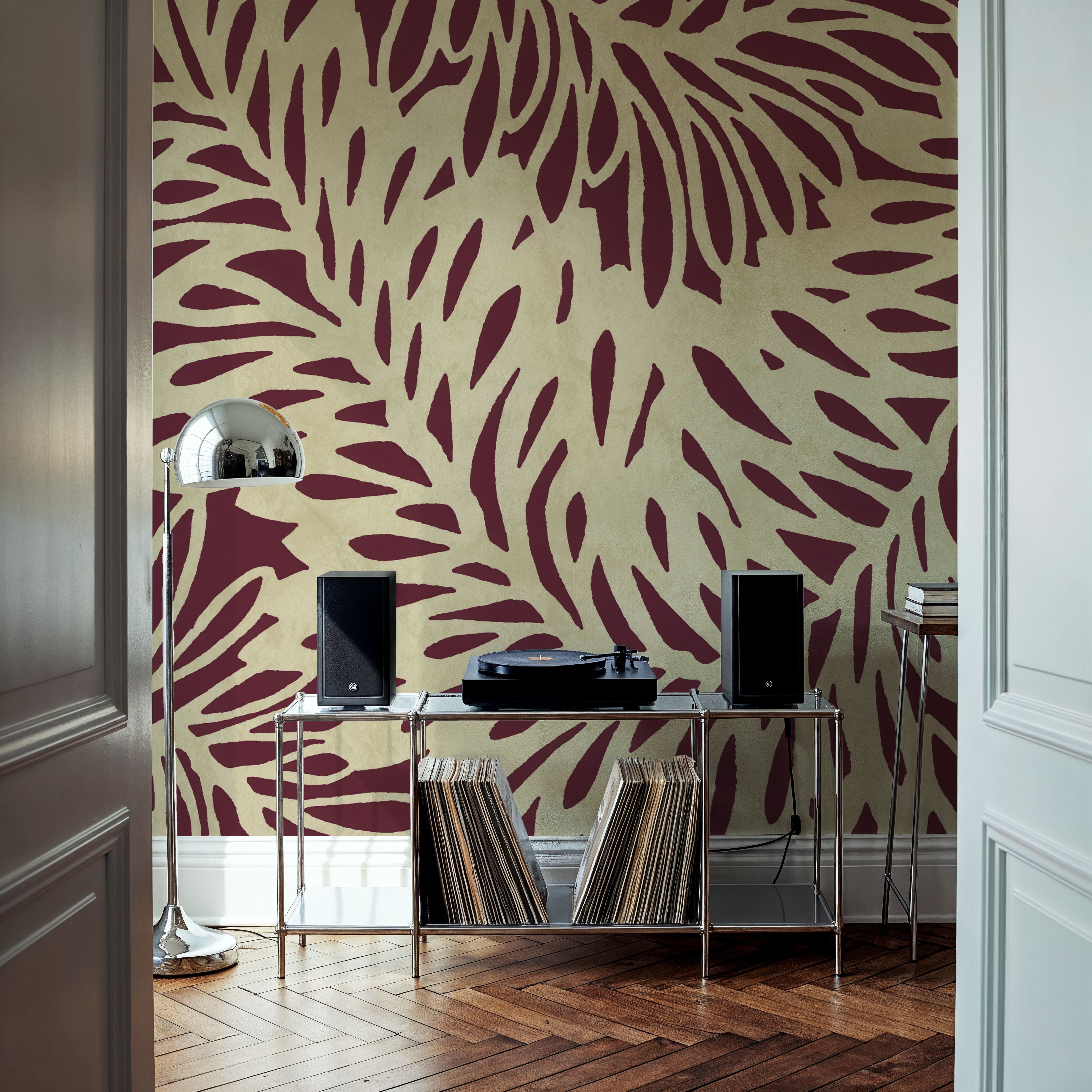 Leaf Wave Claret