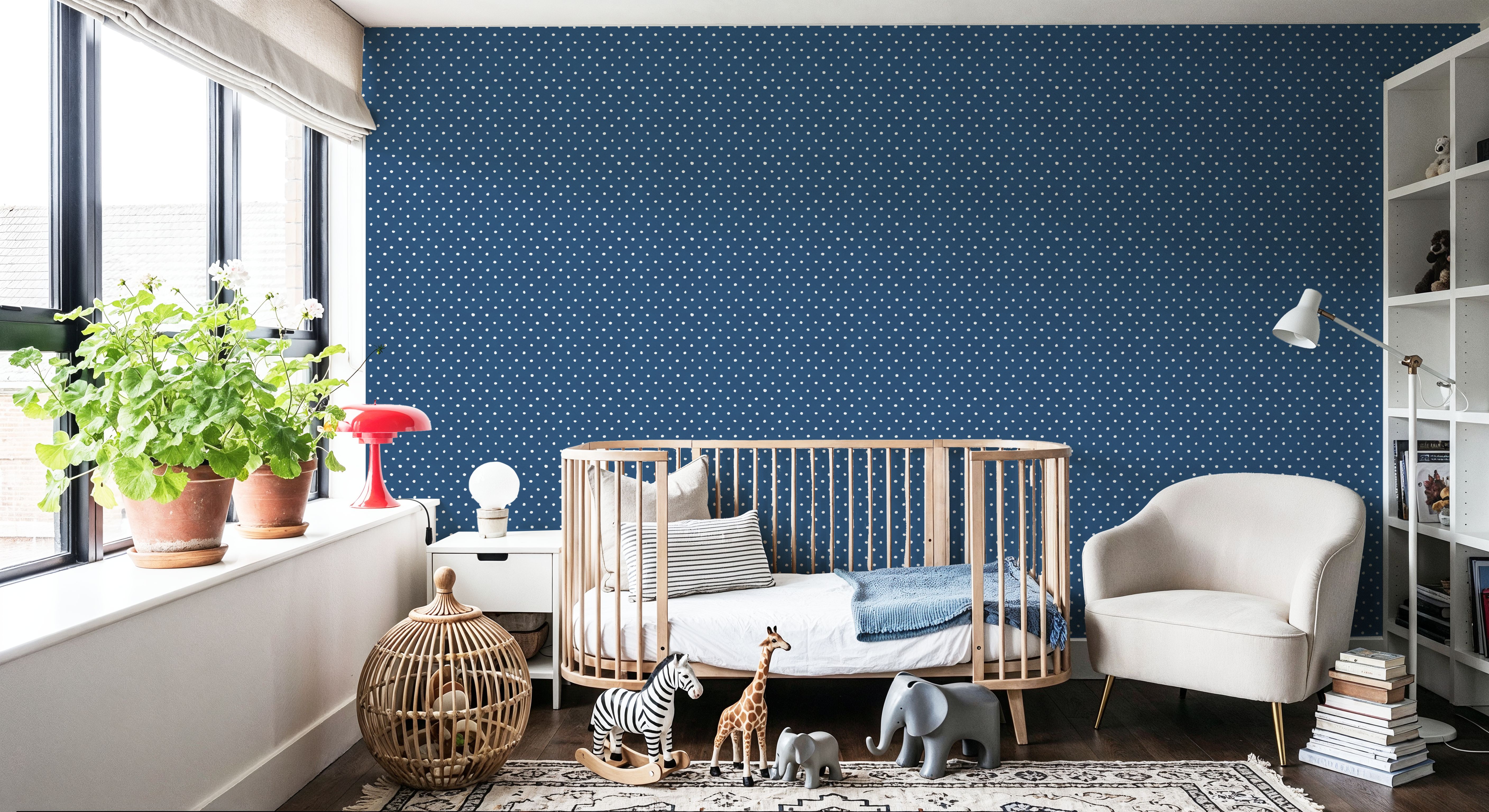 Country Fresh Blue, Wallpaper