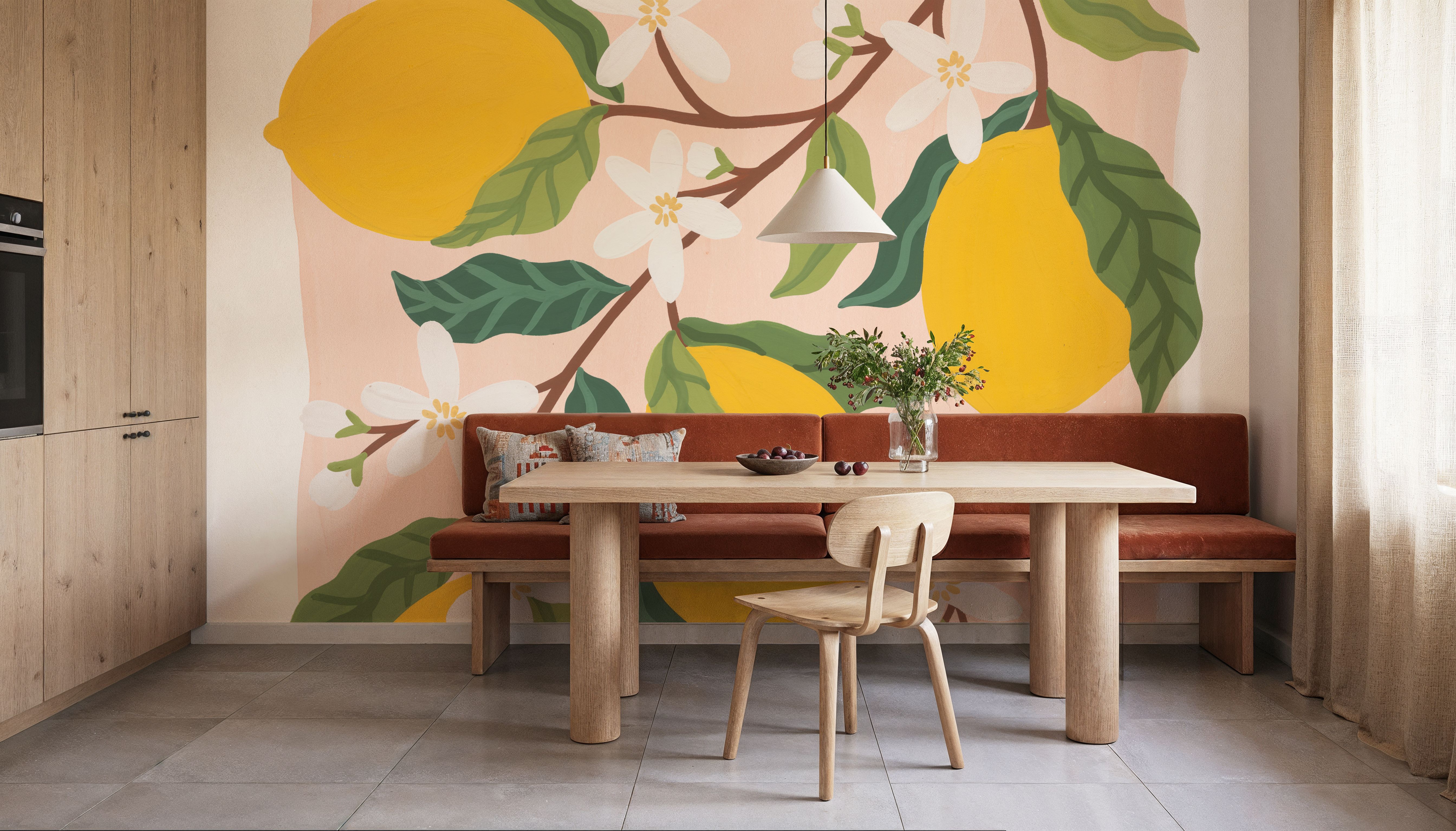 Marche aux Fruits II, Wallpaper