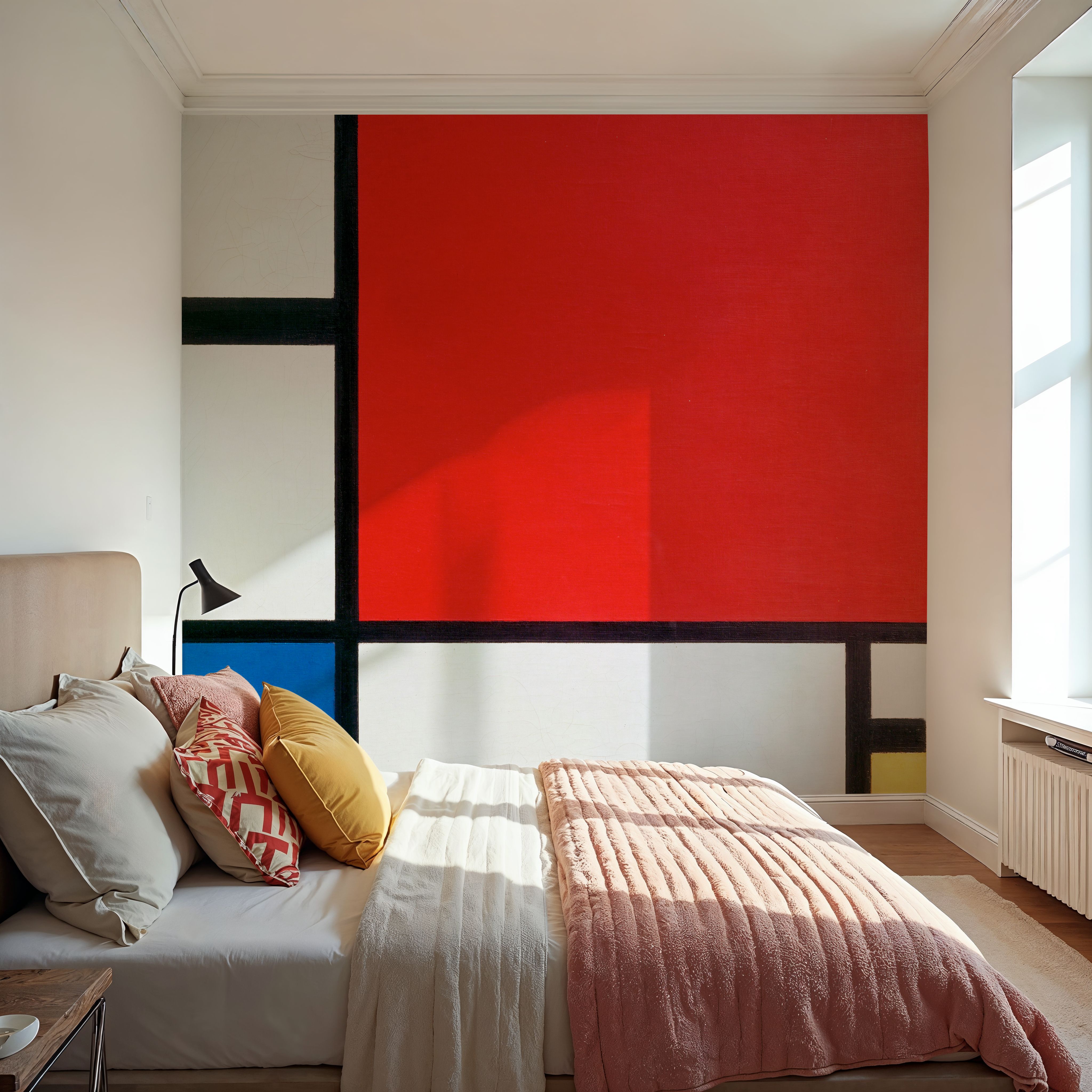 Composition with Red, Blue, and Yellow