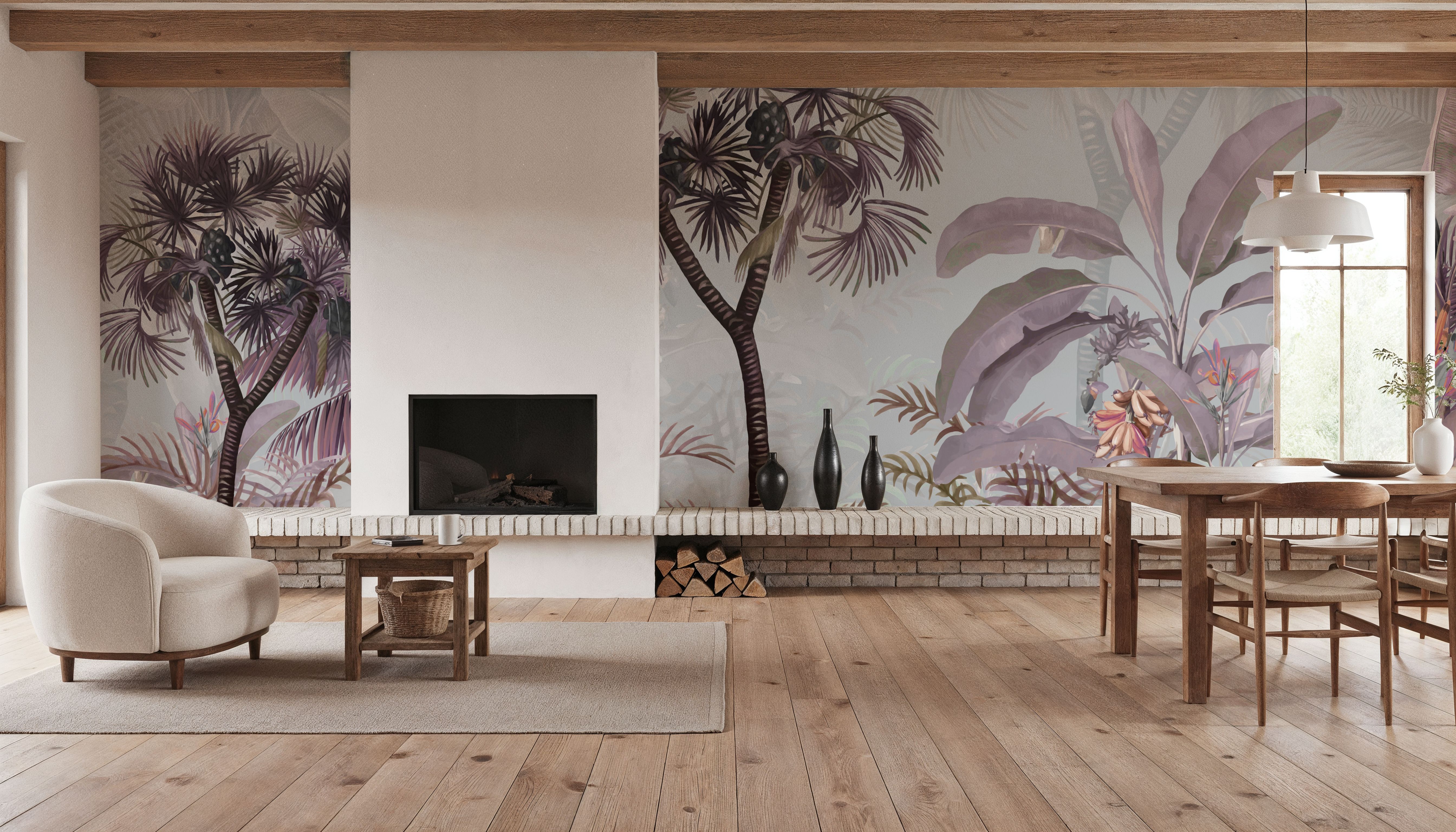 Tropical Forest Strolls Blue