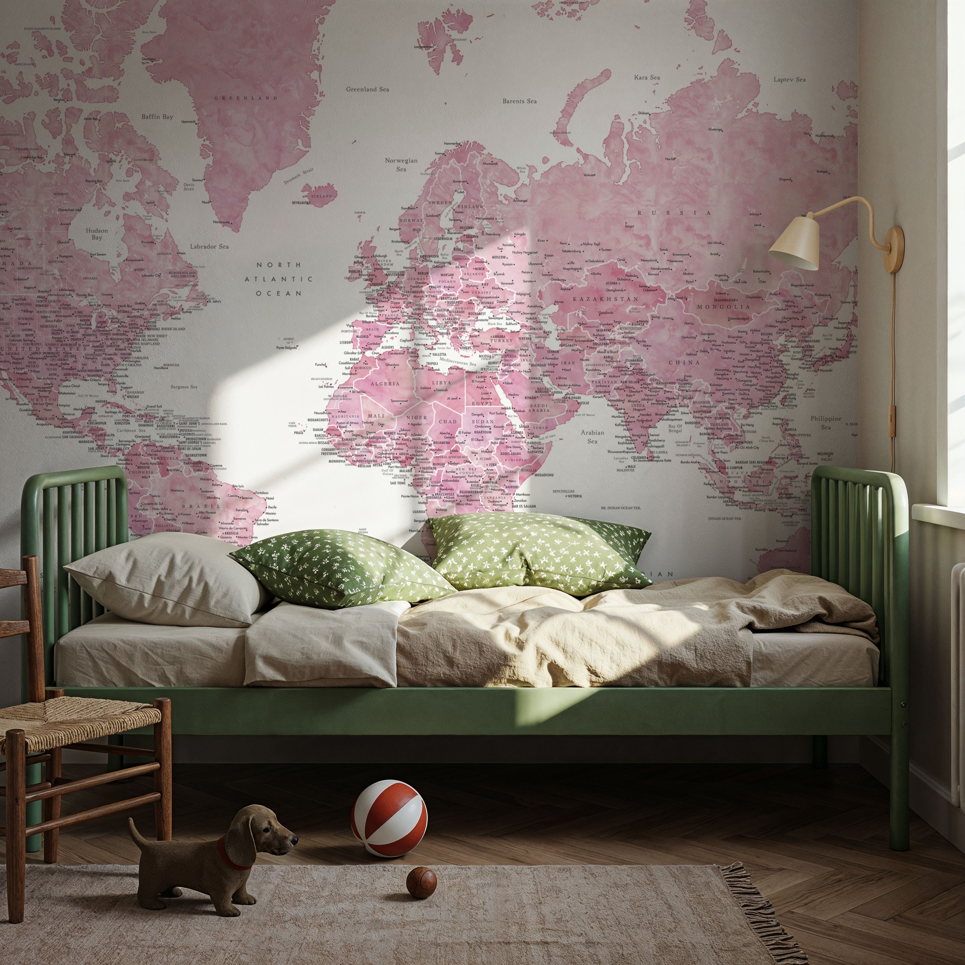 World Map Cities - Damla