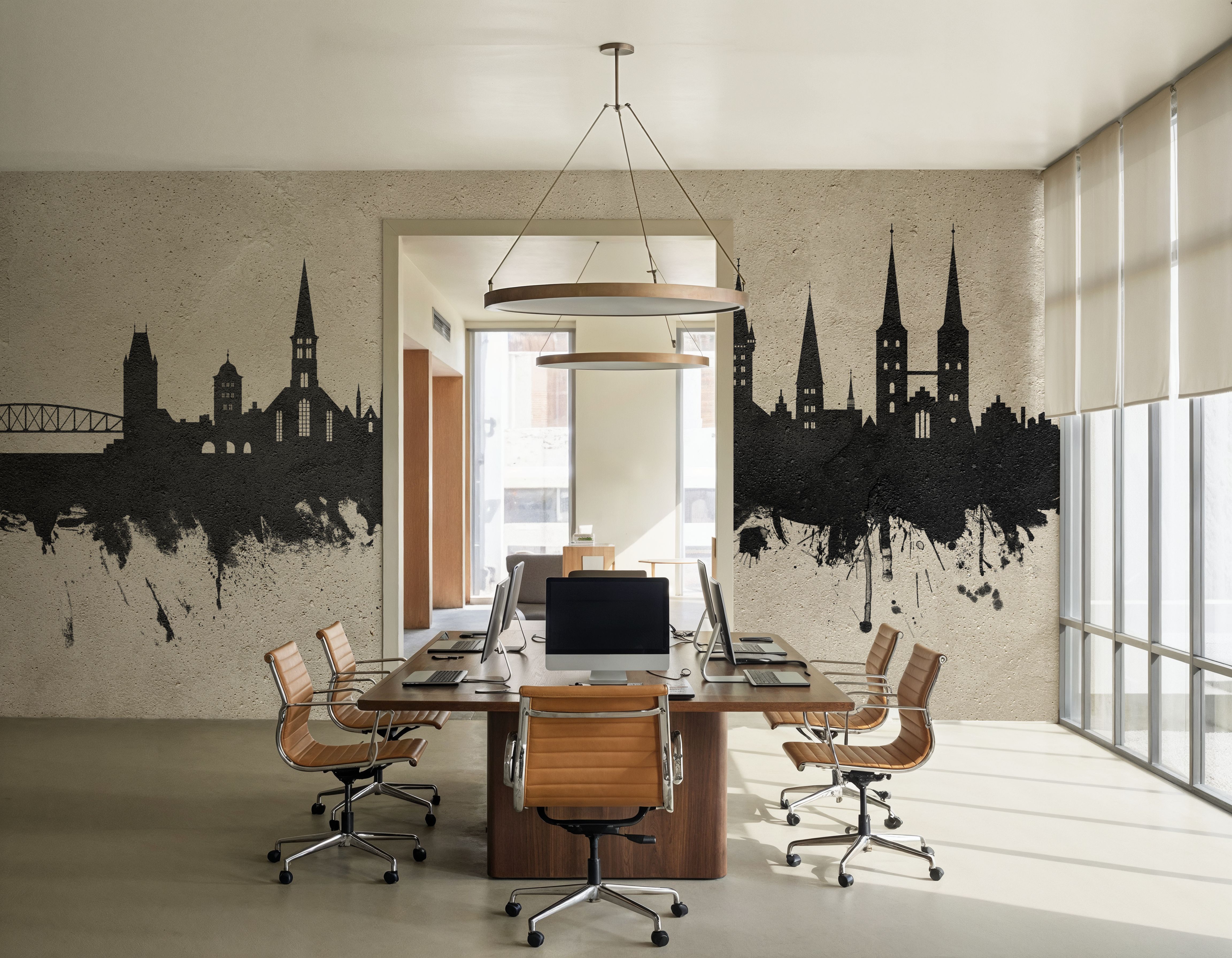 Lubeck Germany Skyline Concrete