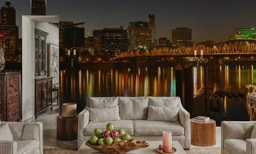 Riverfront Nightscape