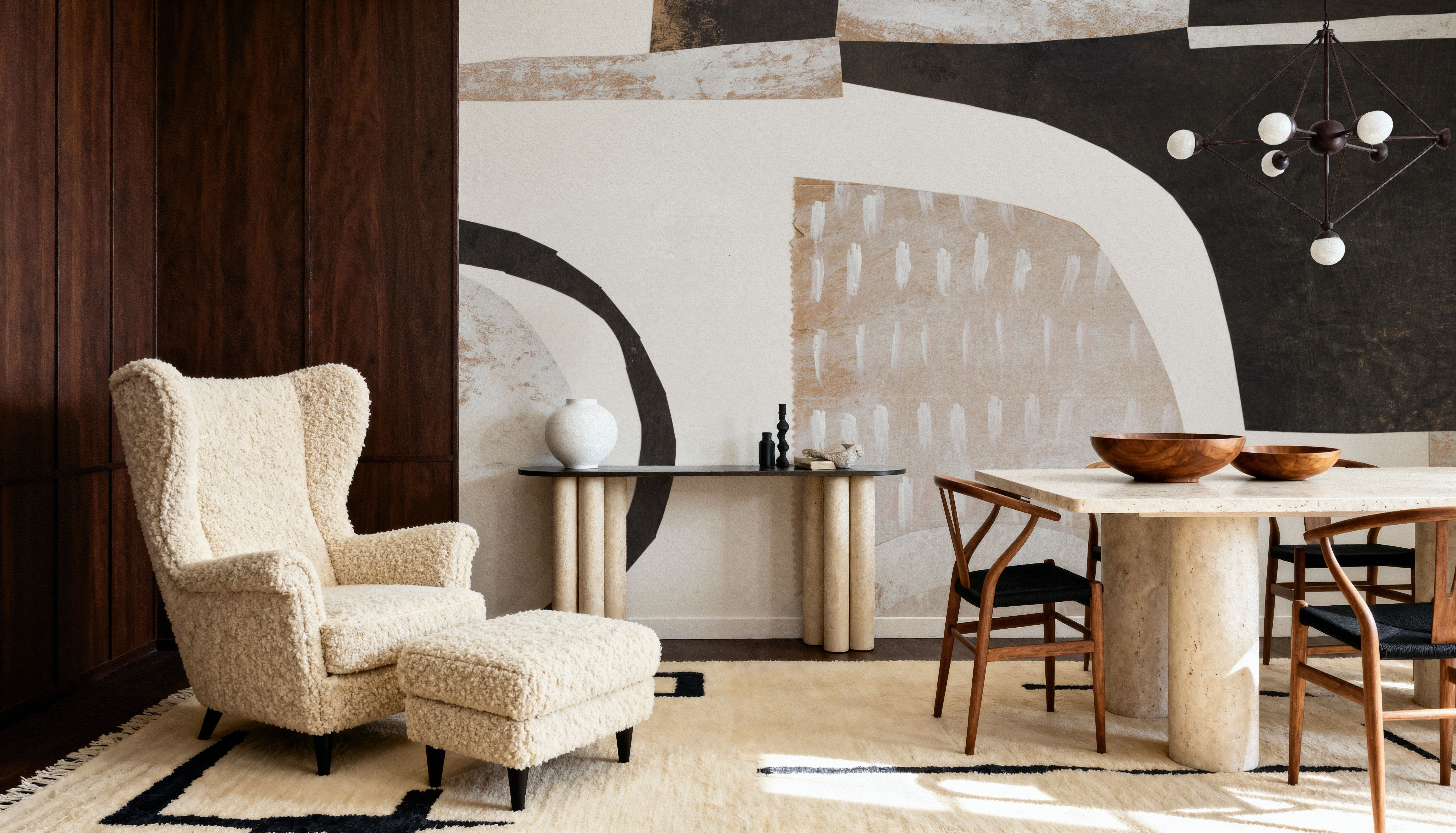 Connections I, Tapeten