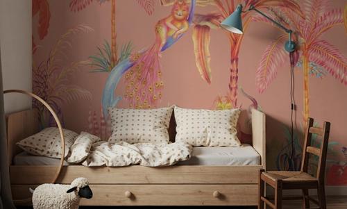 Colorful Jungle, Peach