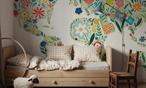 Floral World White