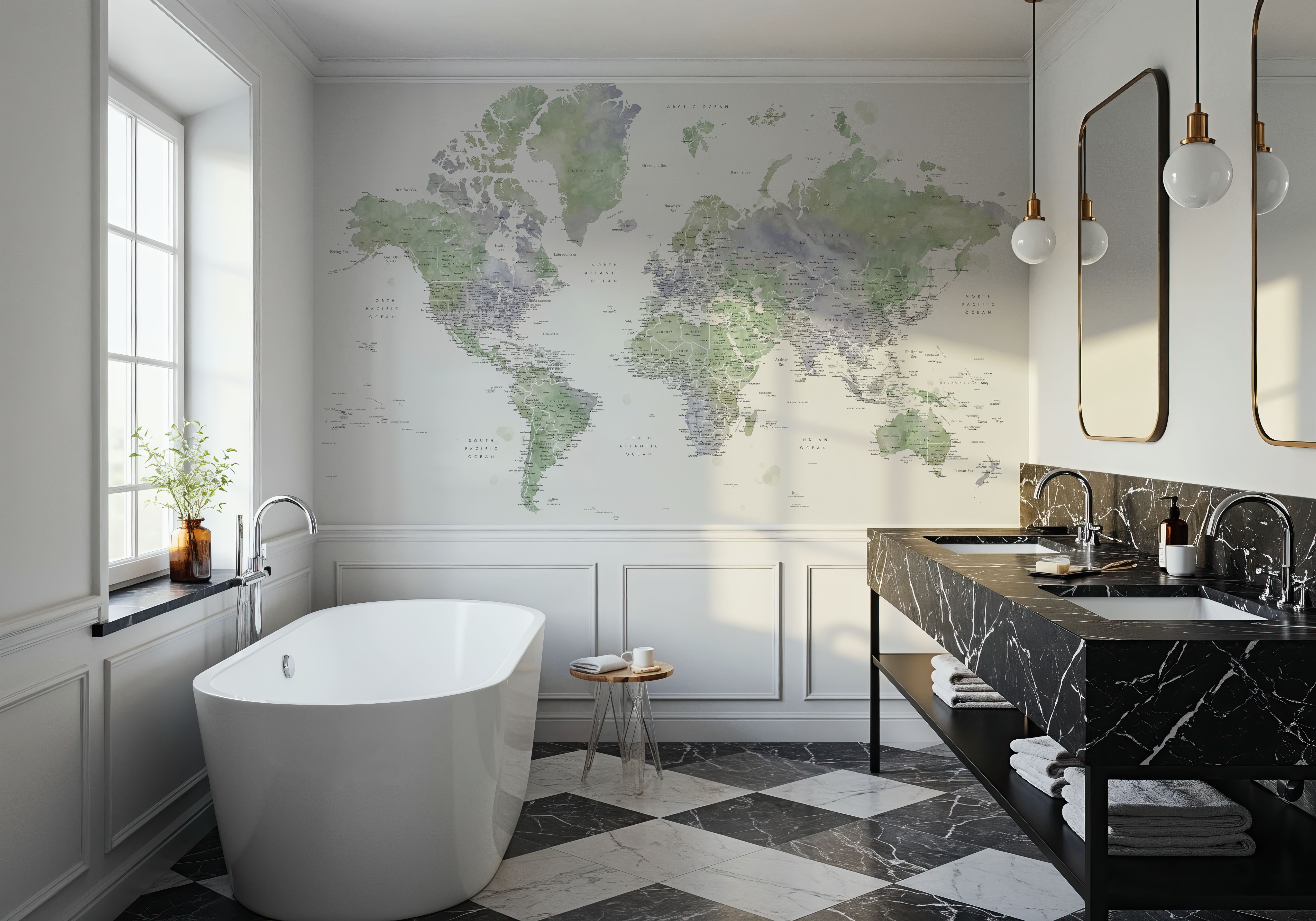 World Map Cities - Fofo