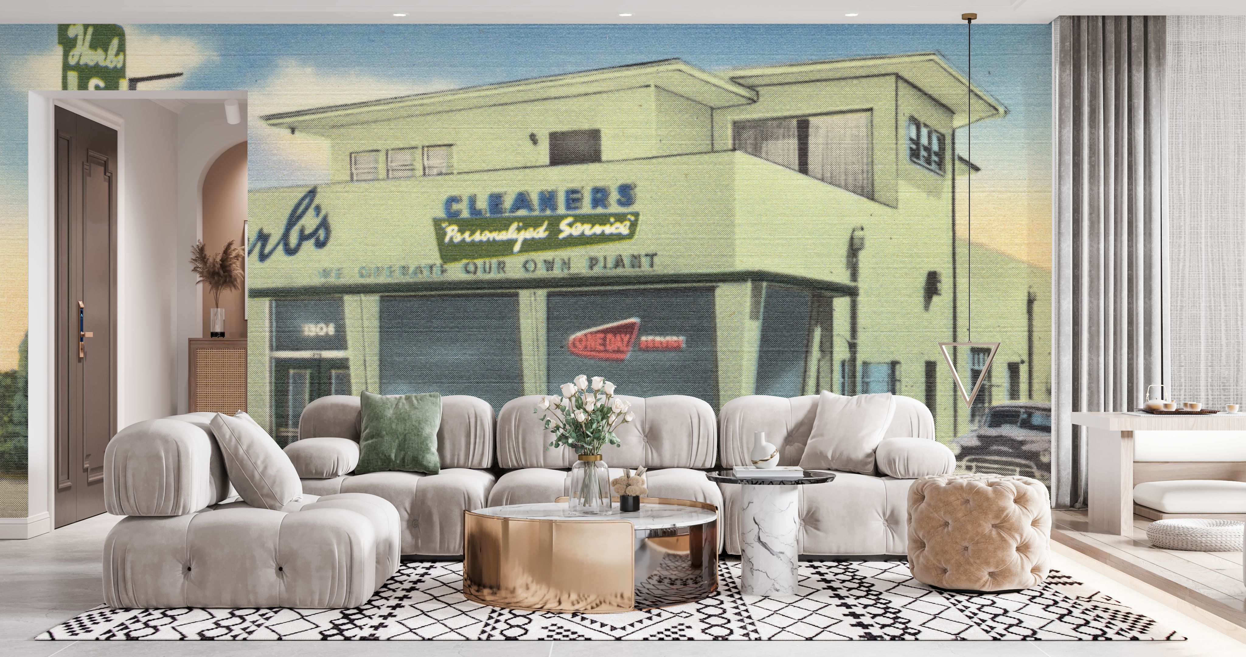Greetings from the Cleaners - Screenprint Postcard