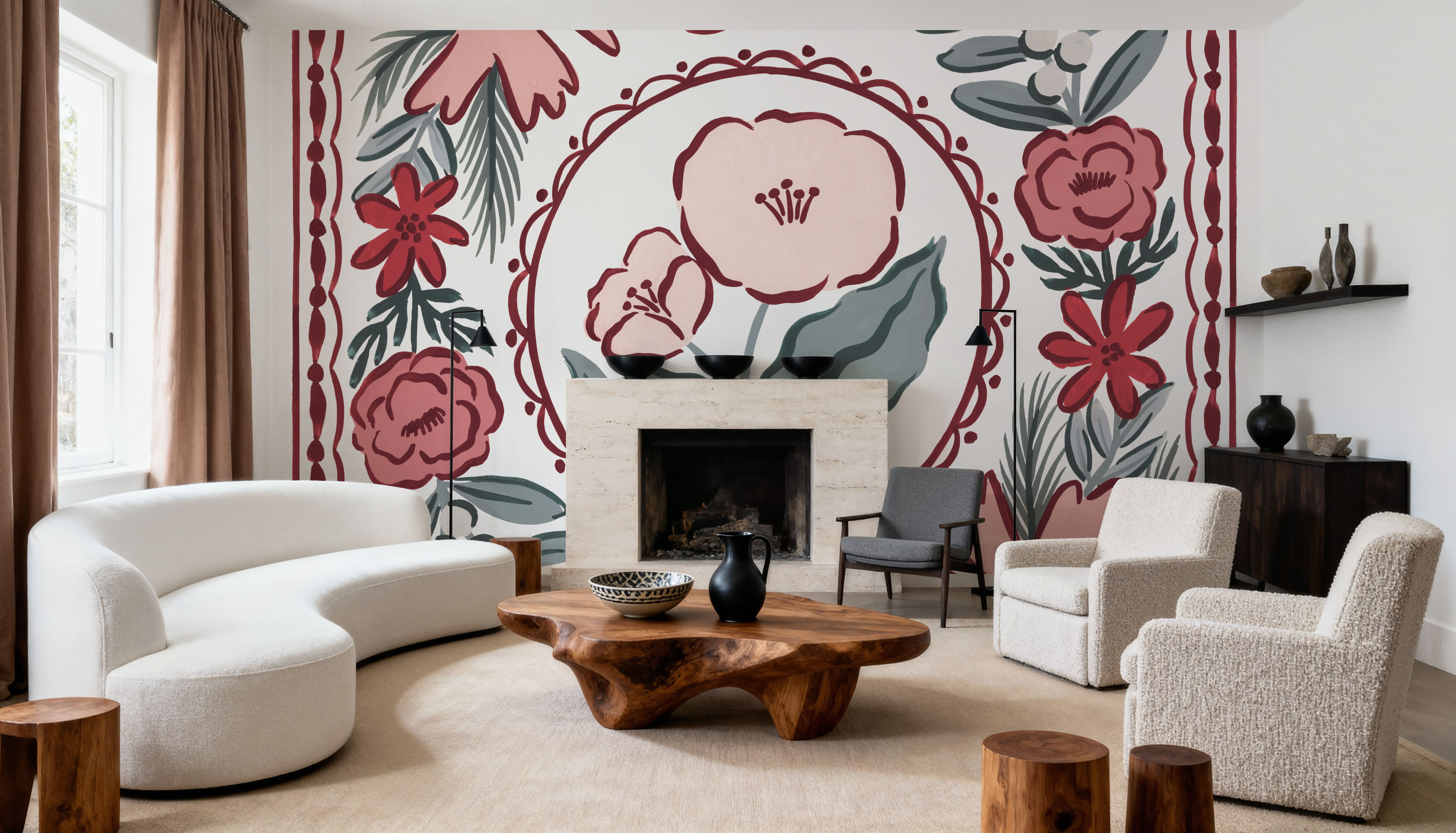 Christmas Reverie II, Wallpaper