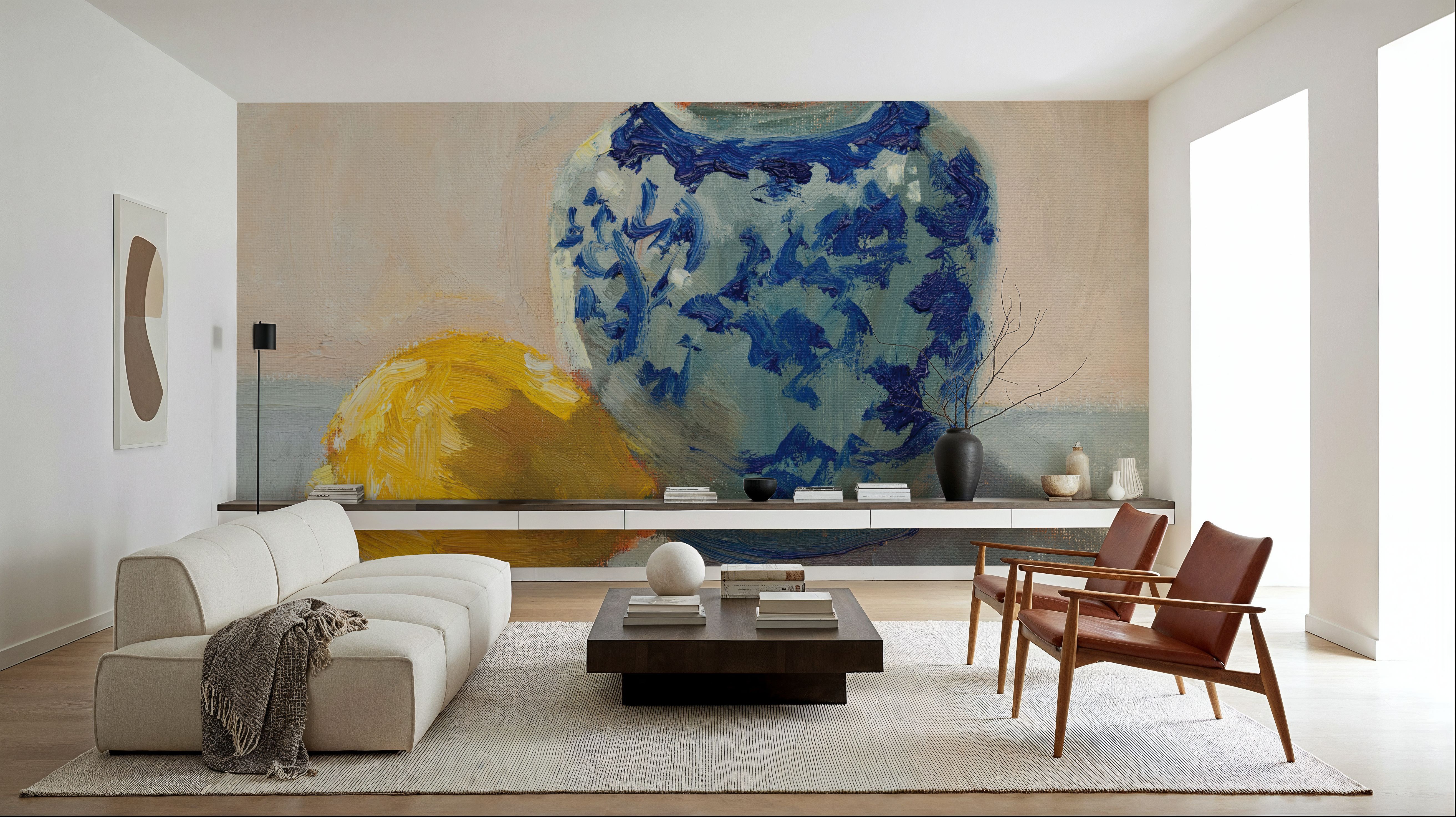 Lemon with Chinoiserie Pot