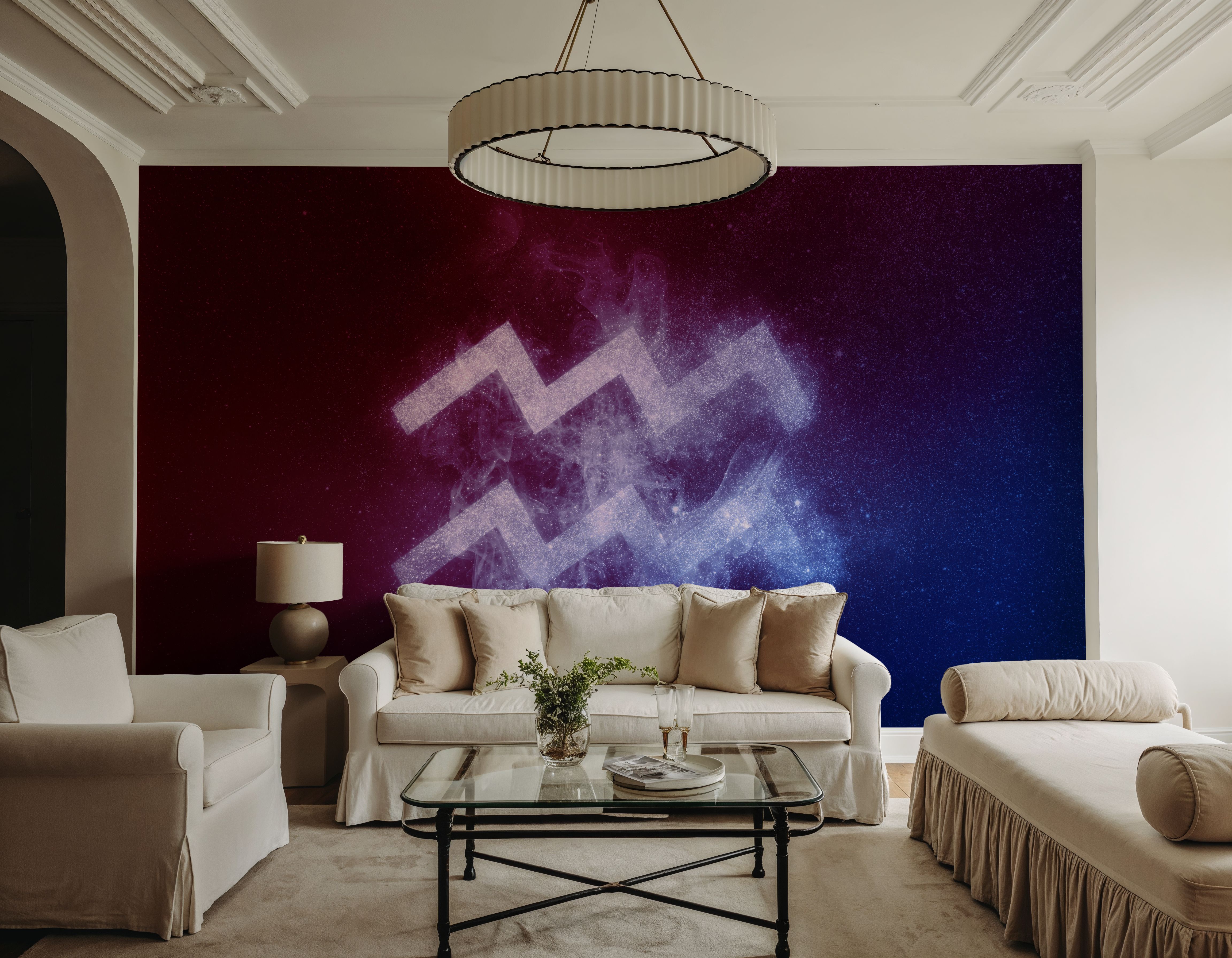 Aquarius Zodiac of Stars 