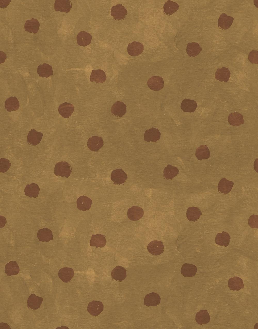 Autumn Dots Khaki