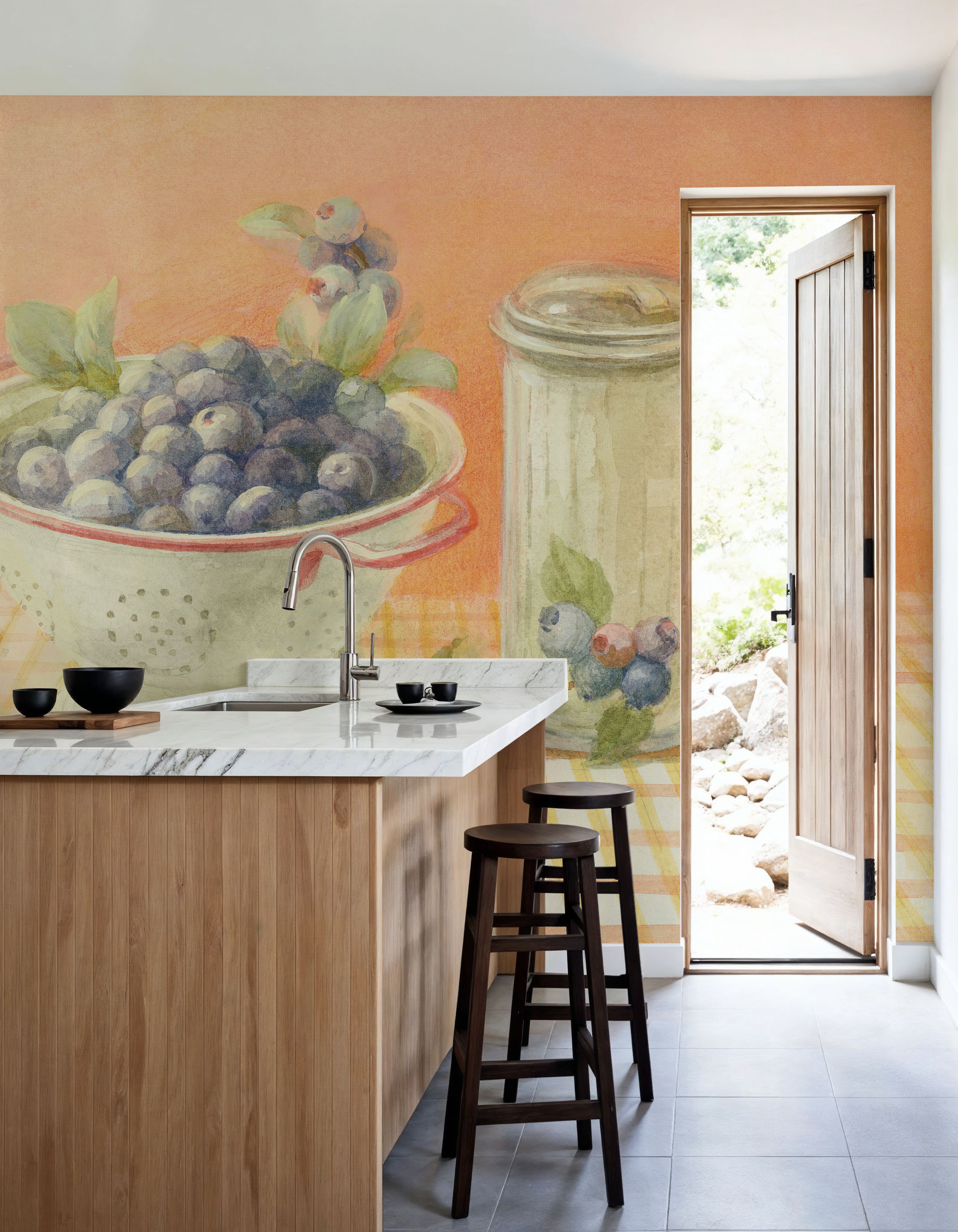 Fresh Picked Blueberries