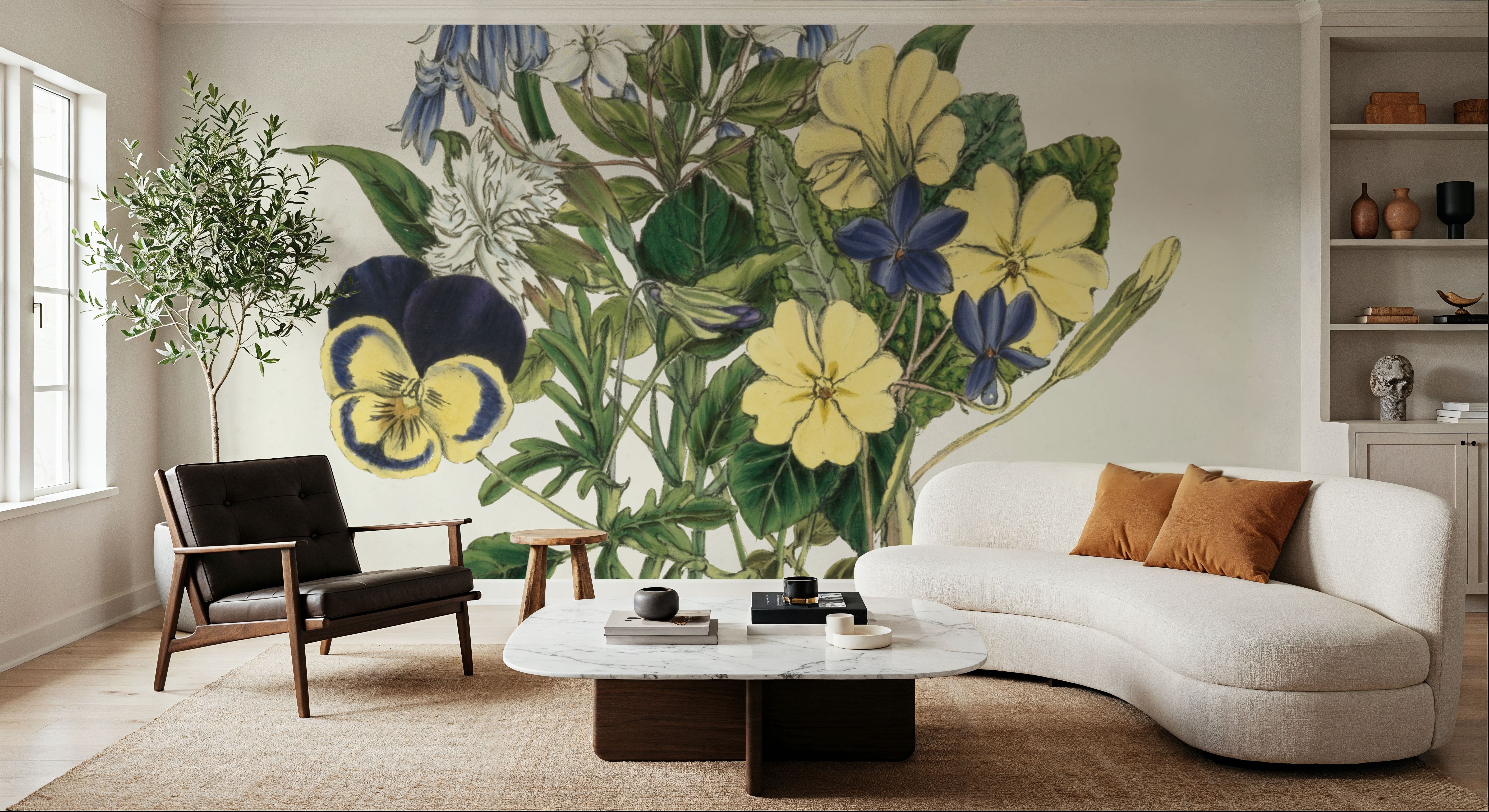 Pansy Party, Tapeten