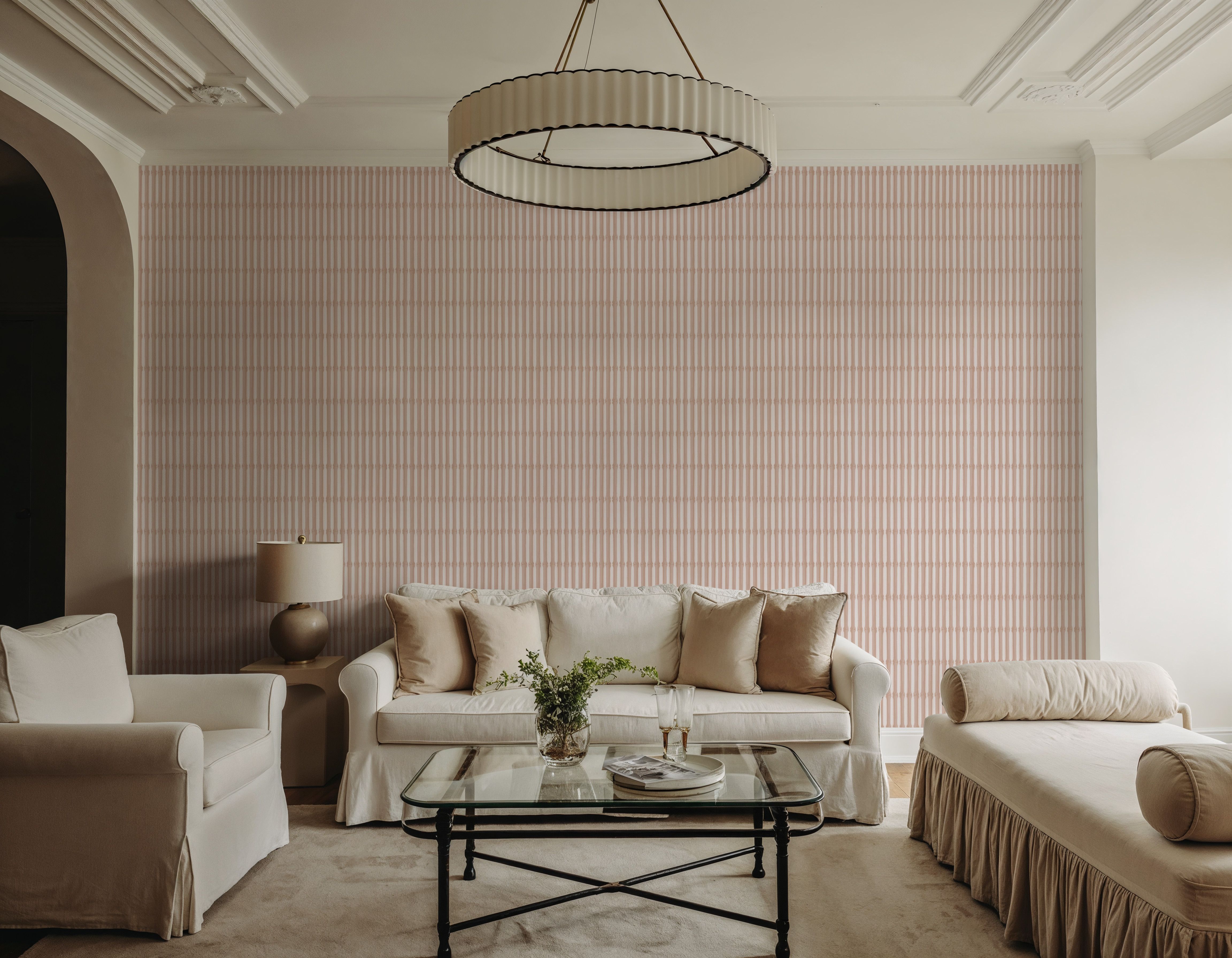 Bamboo Stripes, Blush