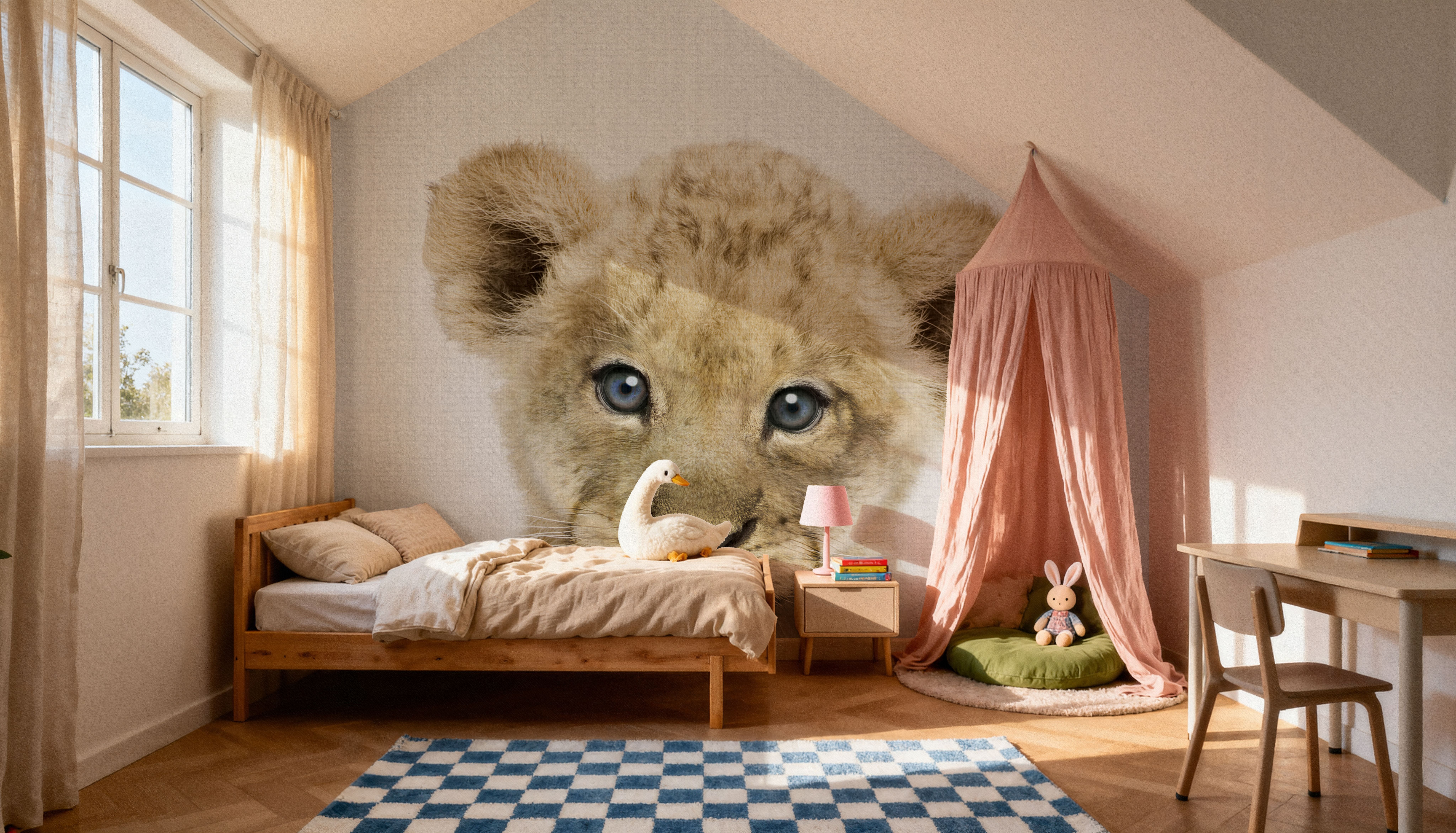 Peekaboo Baby Lion