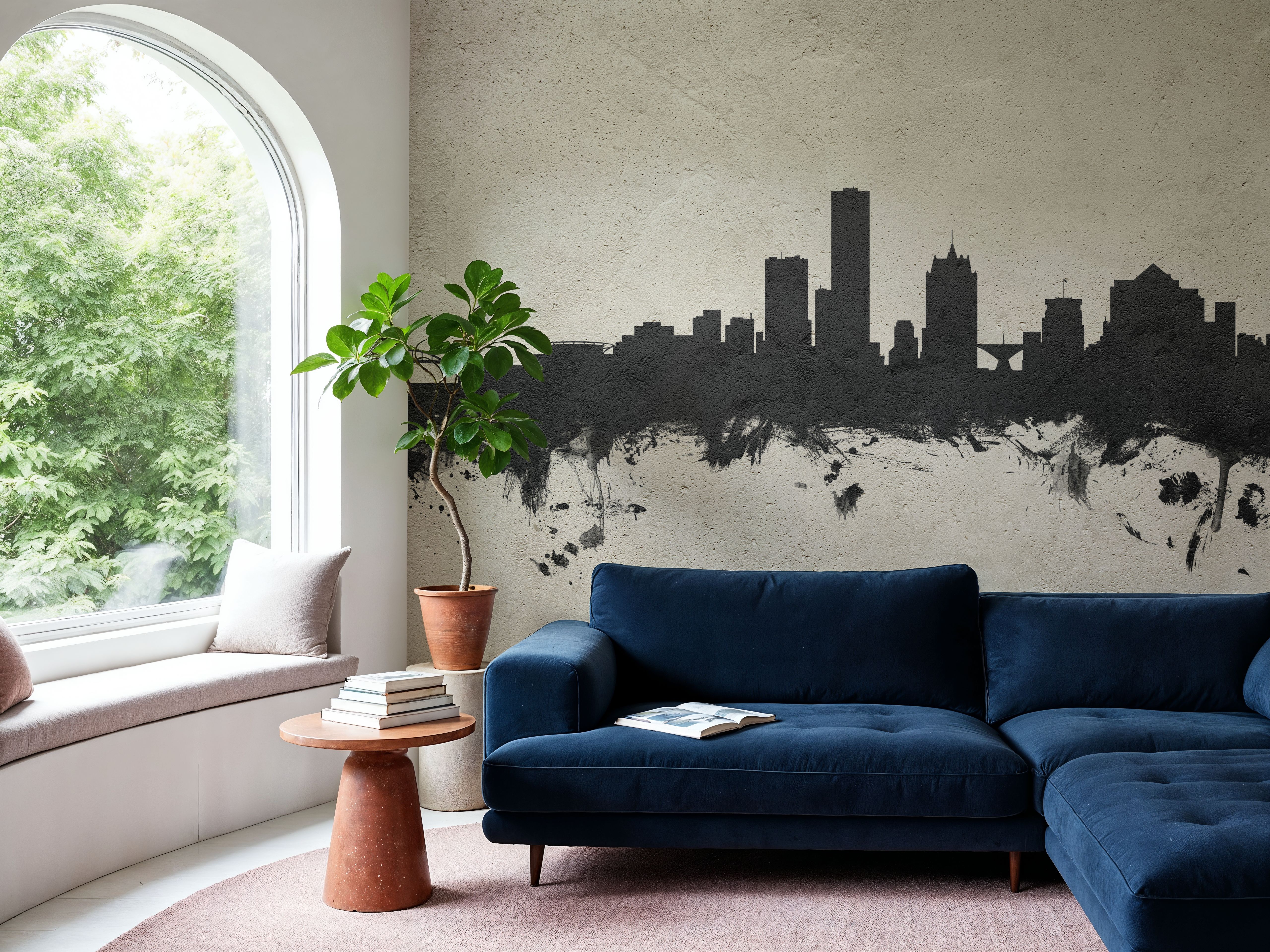 Milwaukee Wisconsin Skyline Concrete