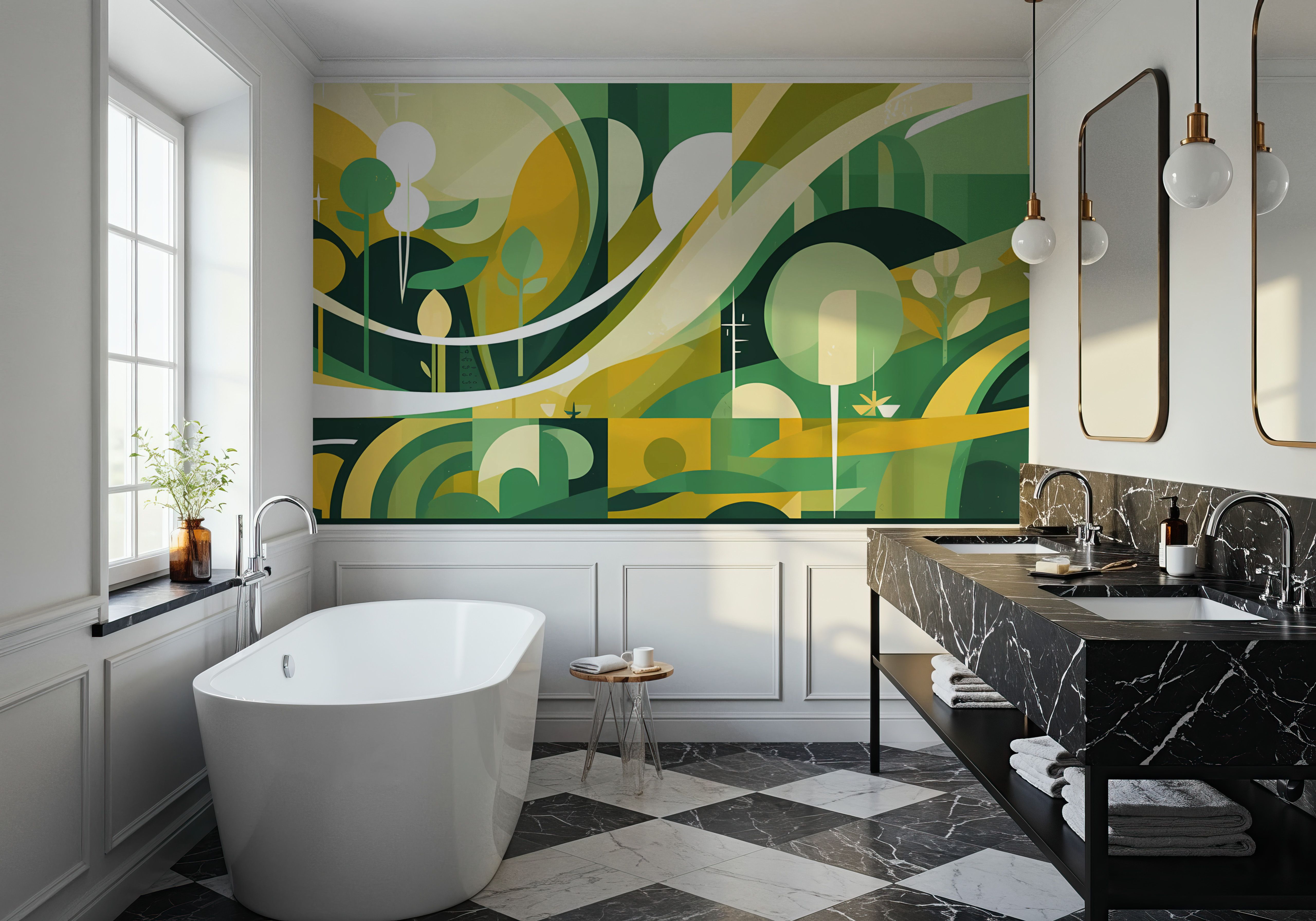 California Garden, Wallpaper