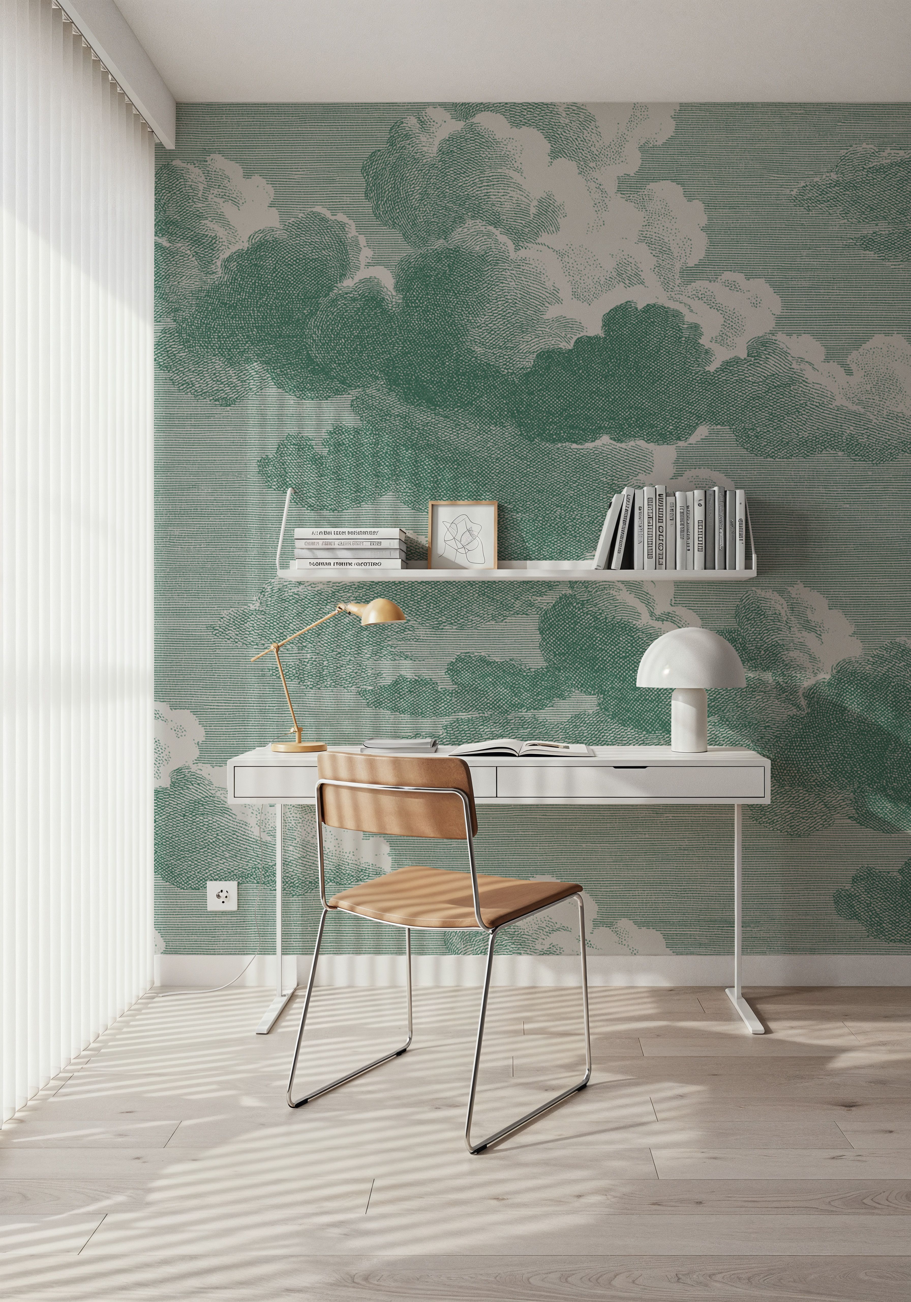 Intaglio Clouds, Jade
