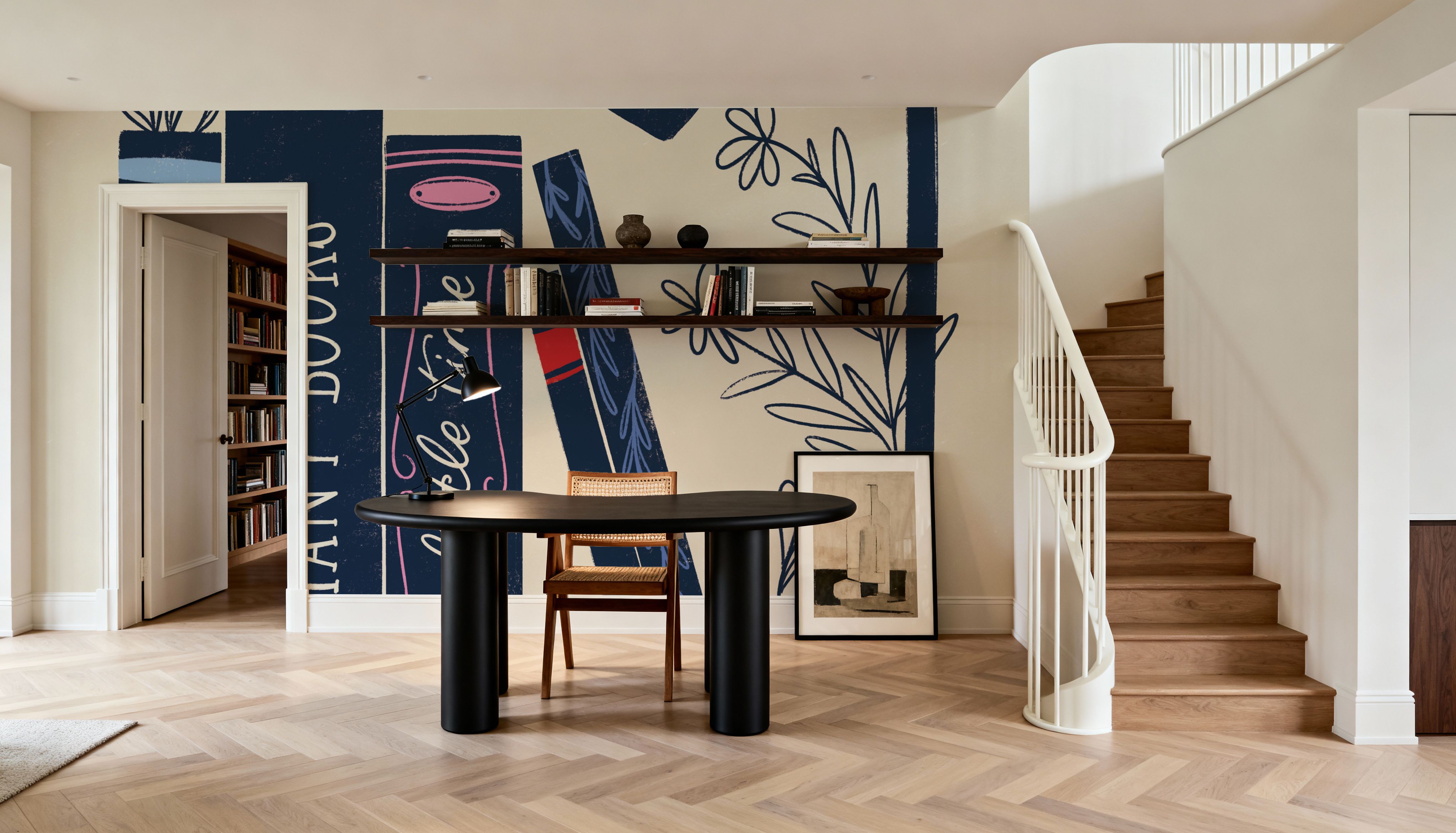 Bookish Blue I