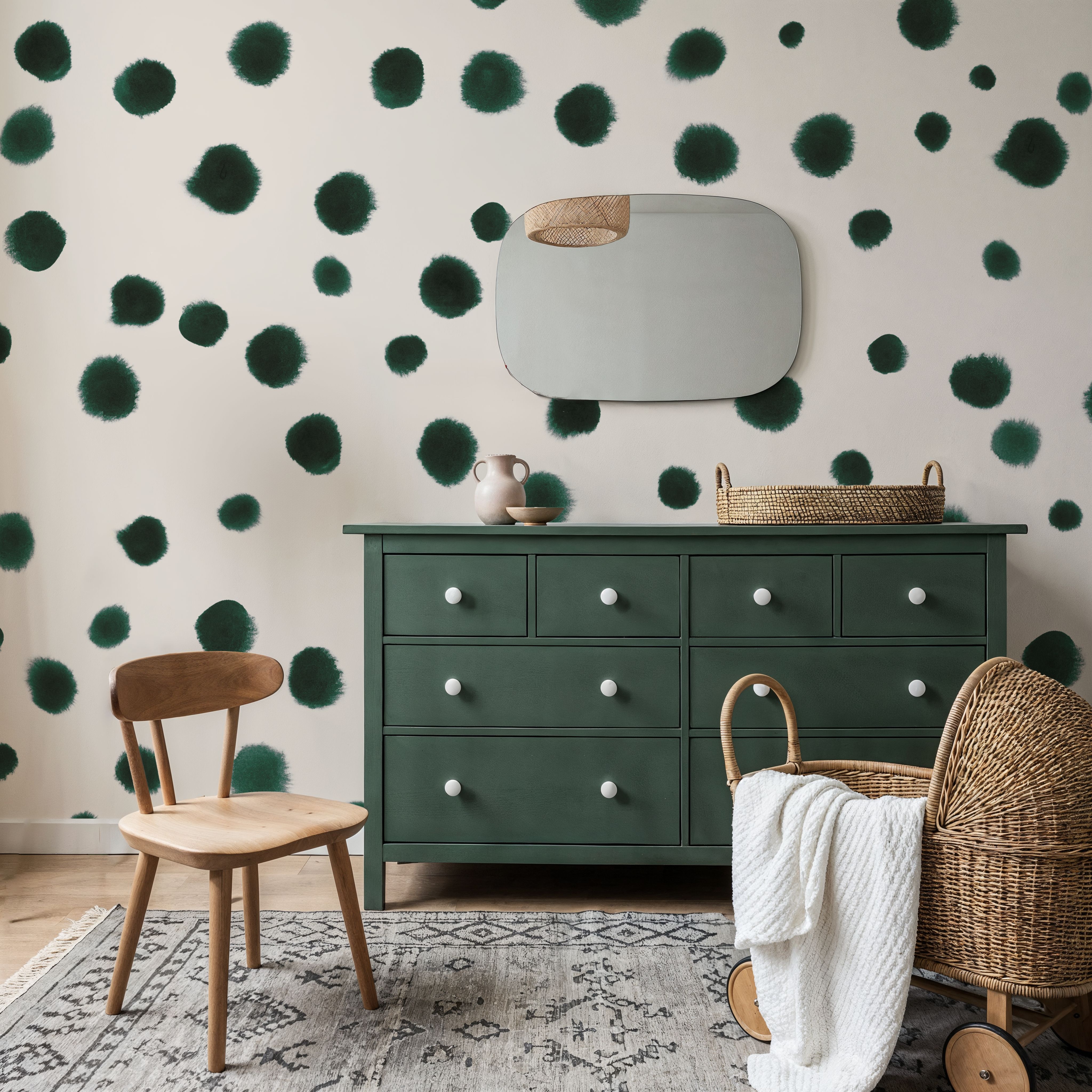 Dalmatian, Bottle Green