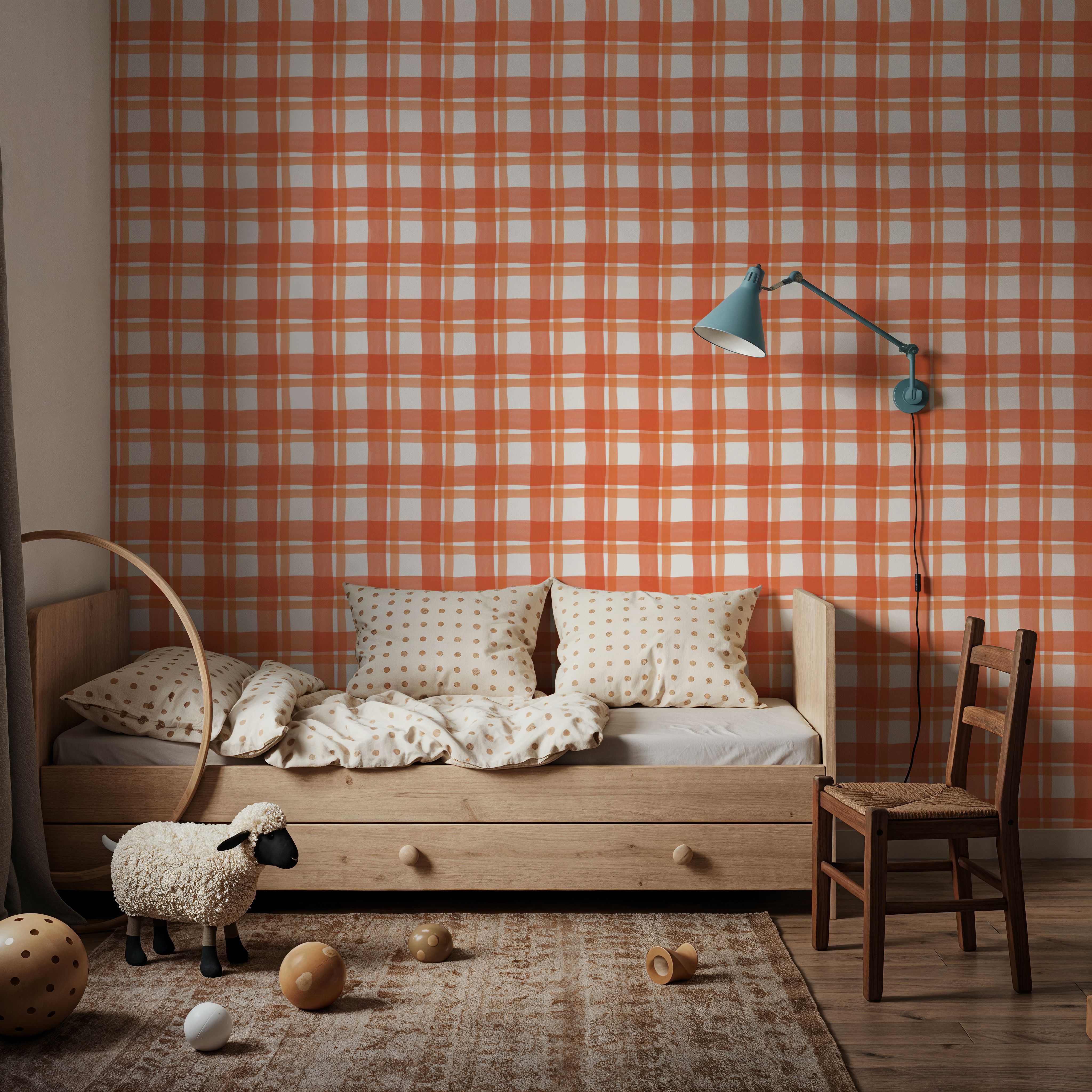 Summer Plaid Orange