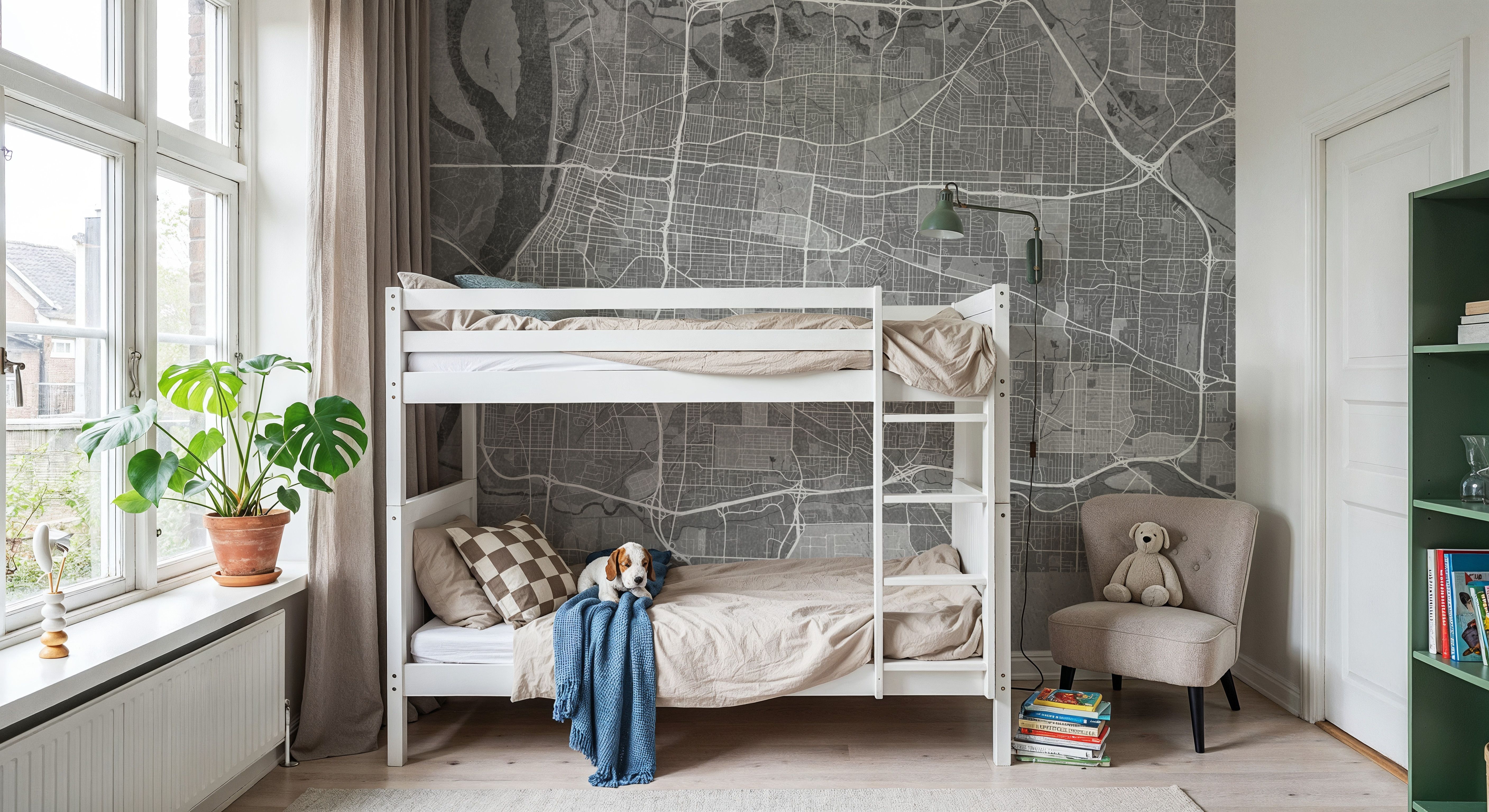 Memphis Grey, Behang