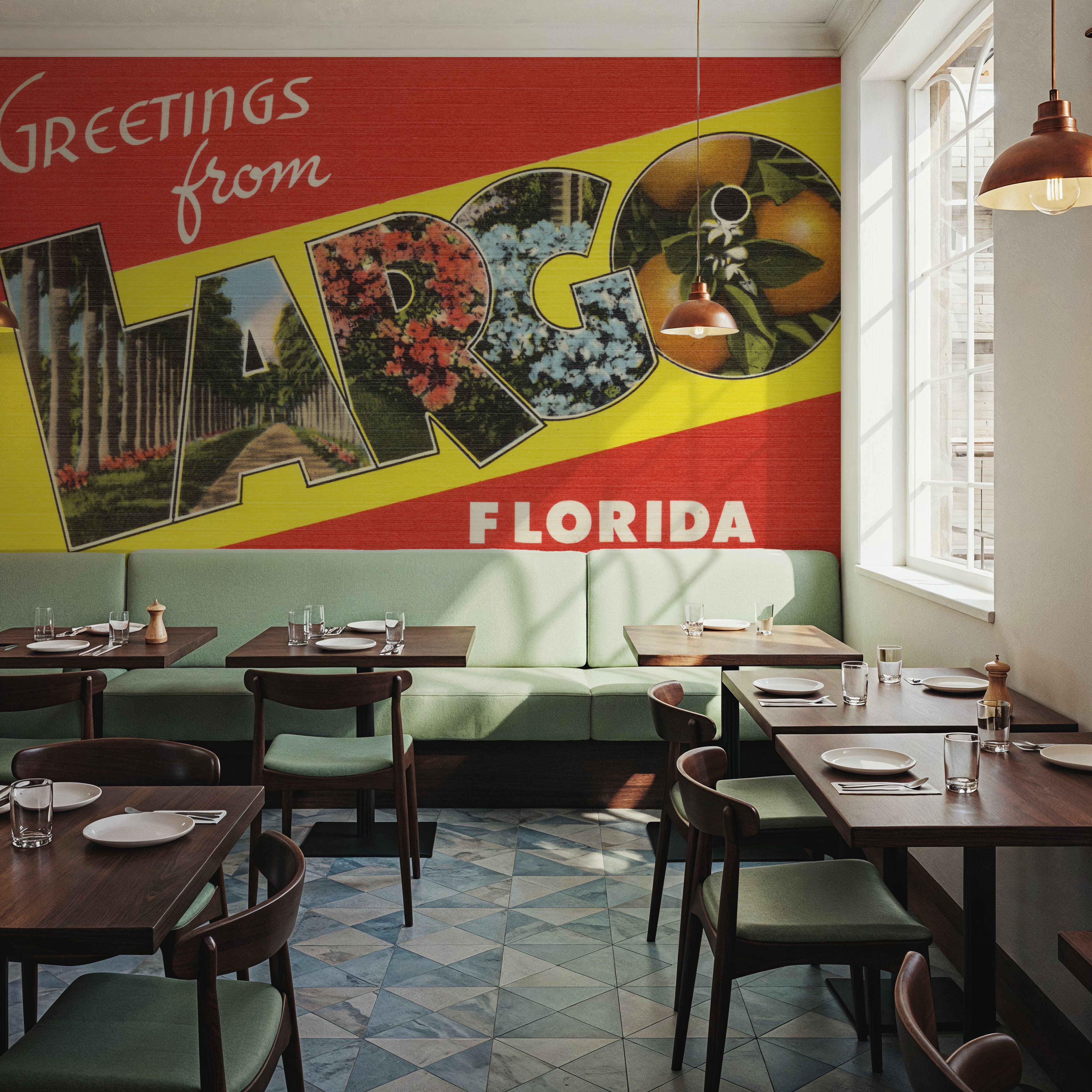 Greetings from Largo - Screenprint Postcard