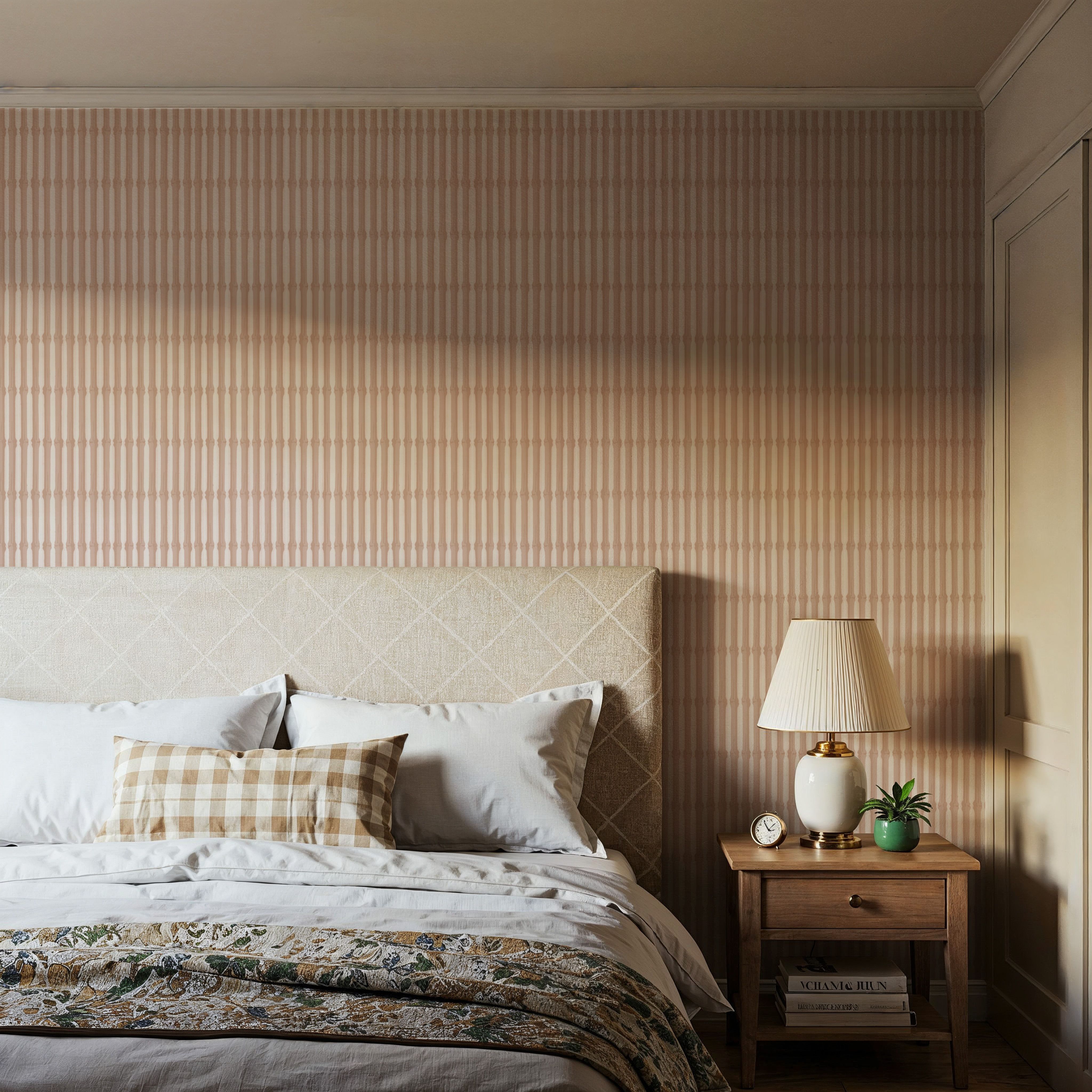 Bamboo Stripes, Blush