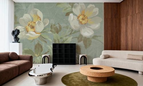 Roses on Blue I