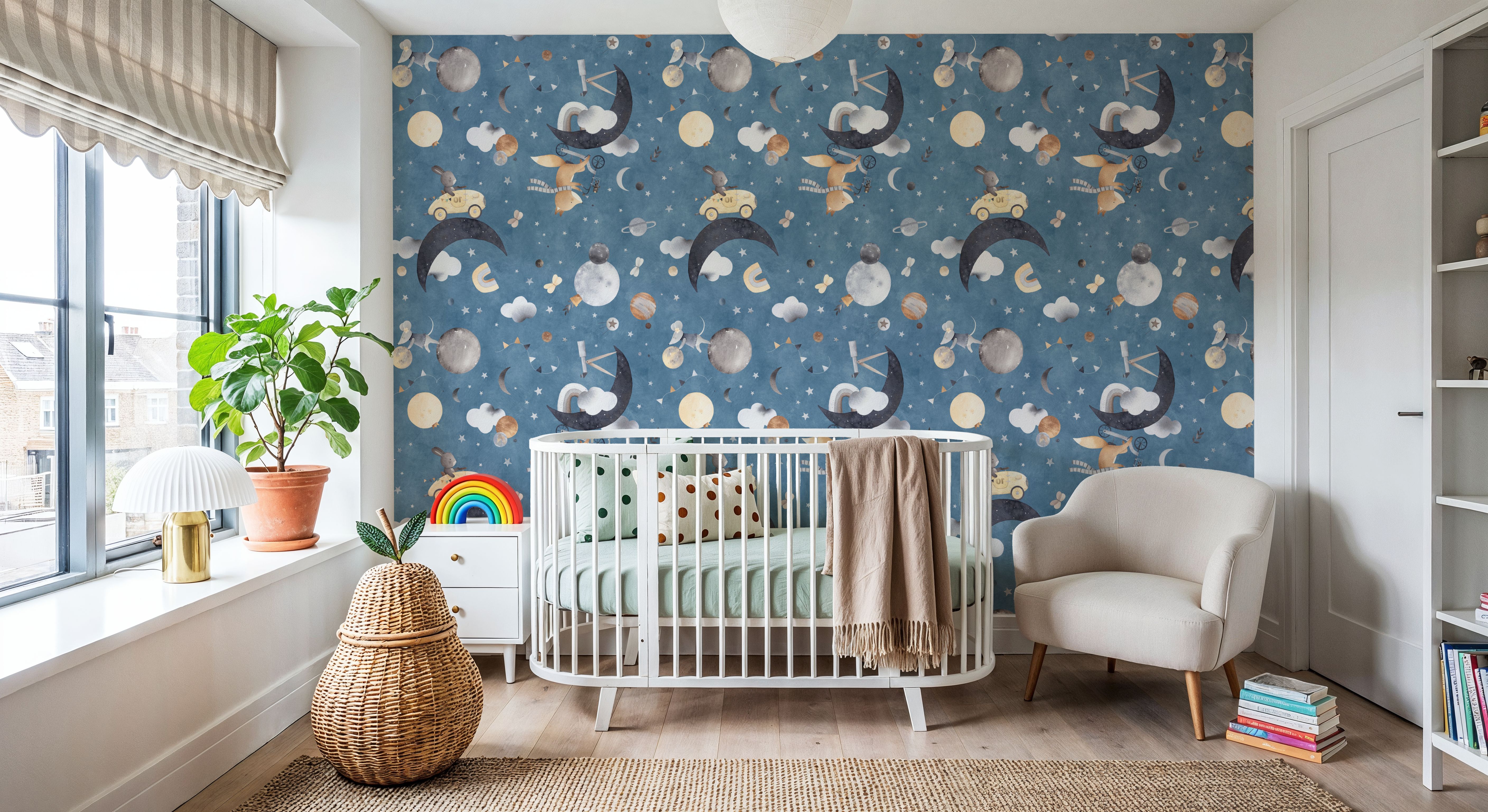 To the Moon, Denim Blue