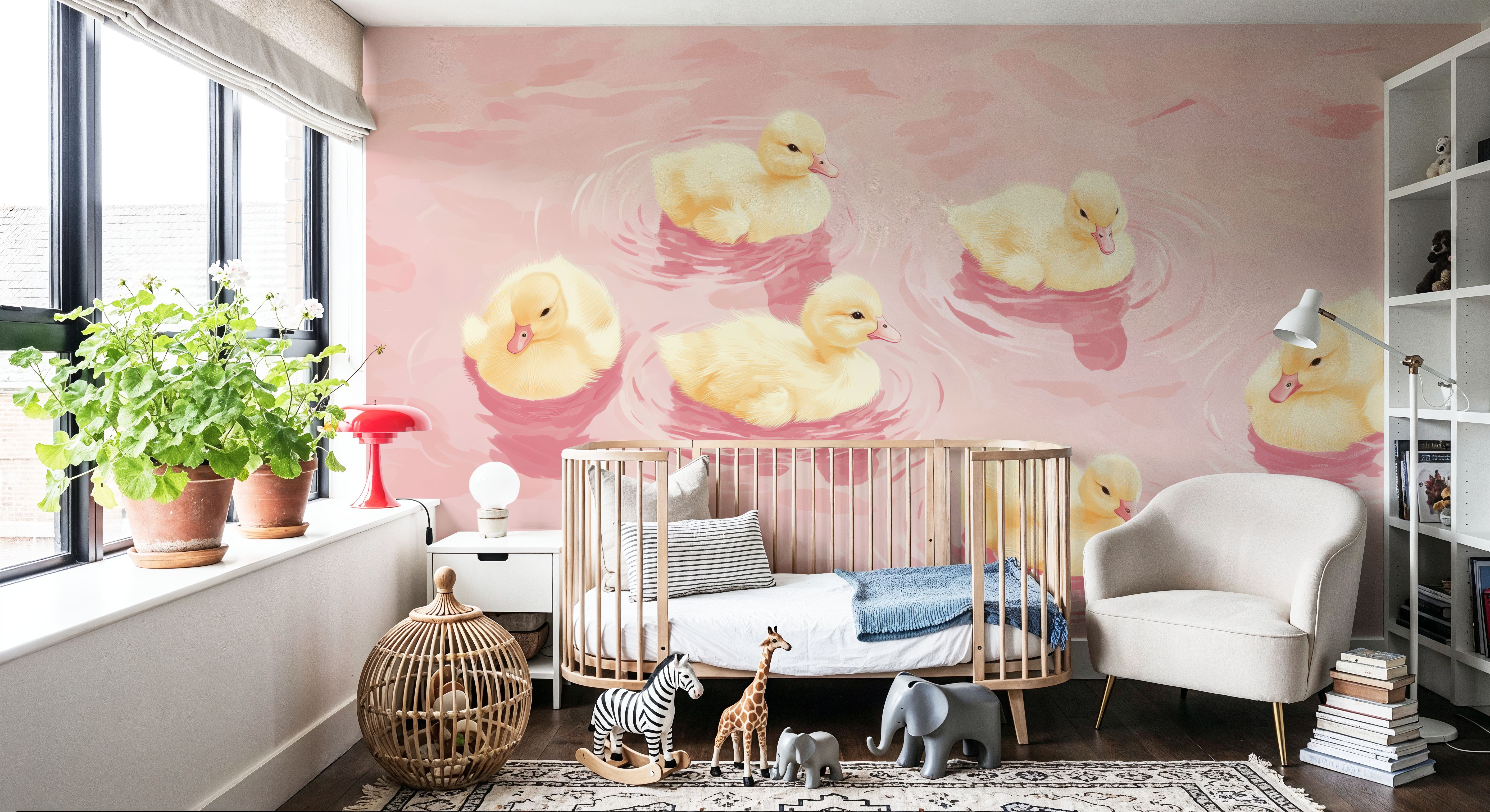 Pretty Ducklings, Wallpaper