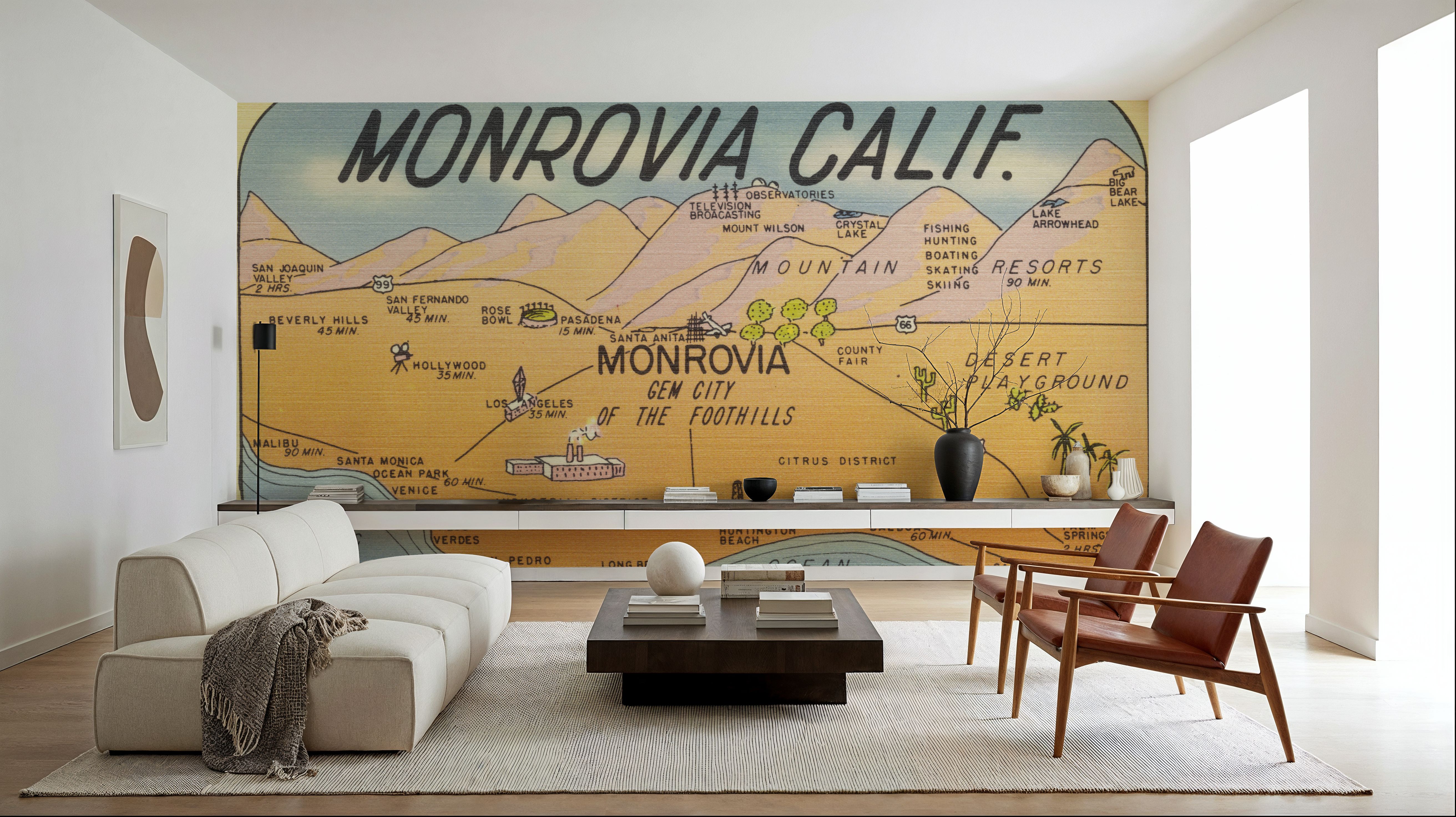 Greetings from Monrovia - Screenprint Postcard