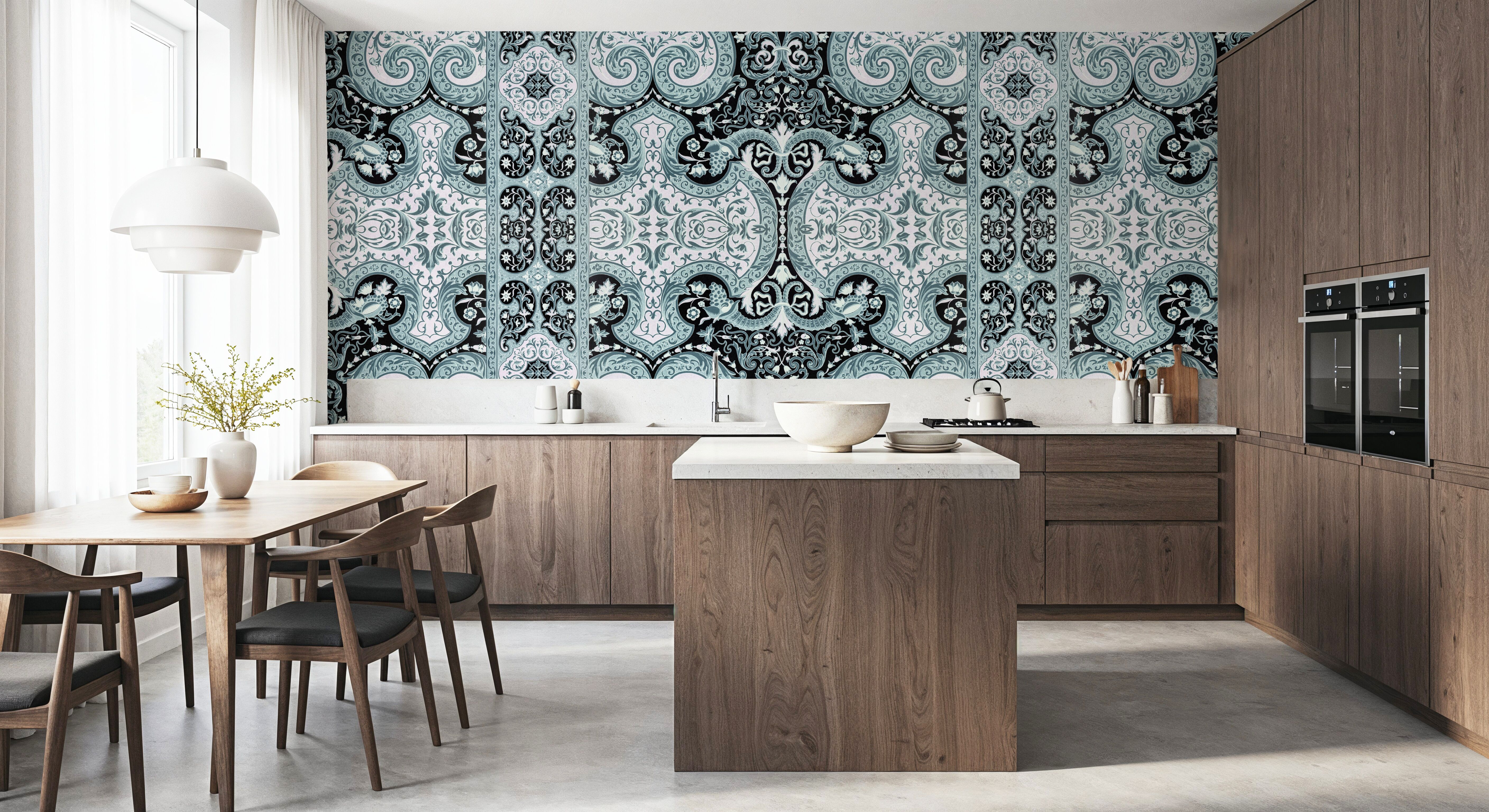 Golden Versailles, Light Teal