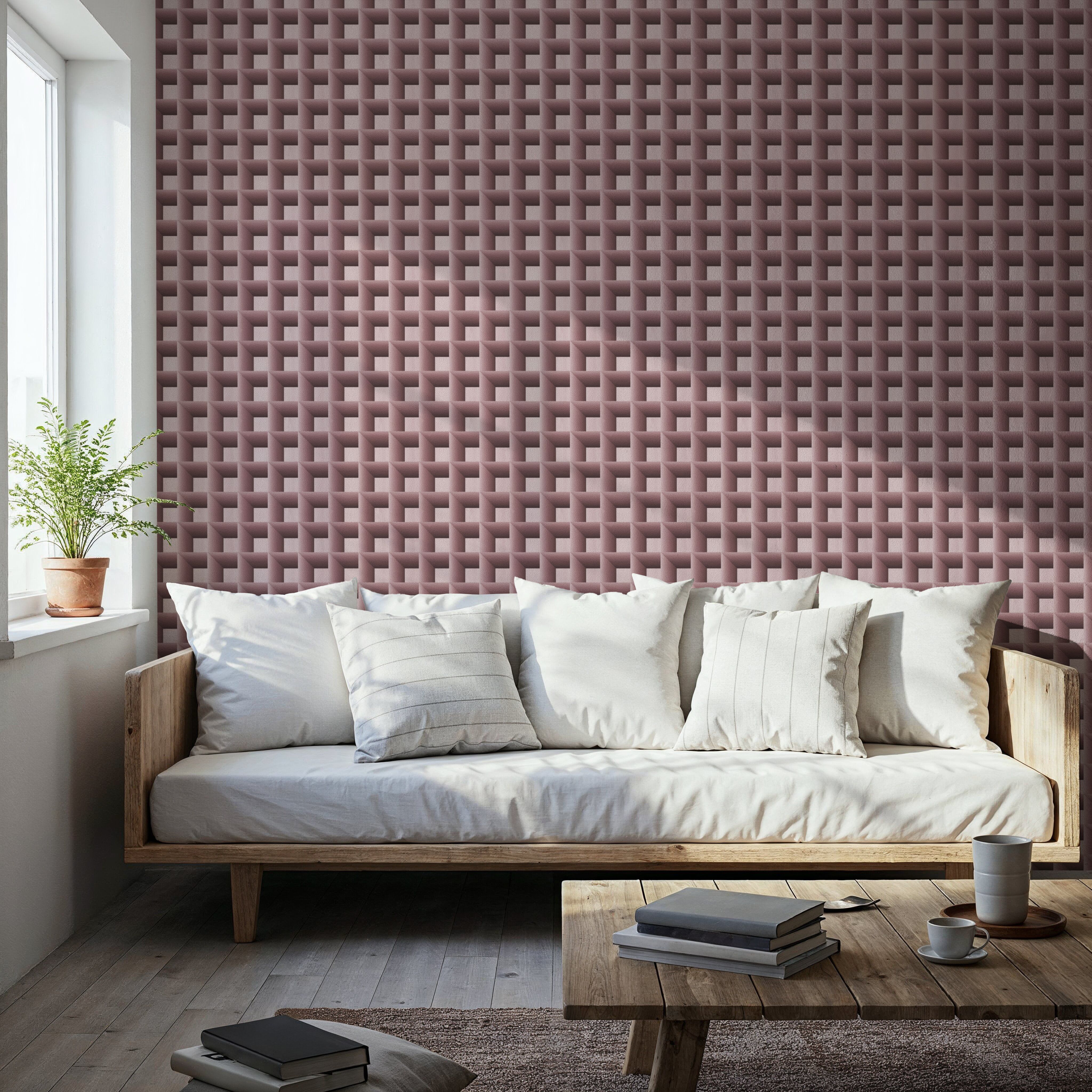 Decorative Cubes, Rose