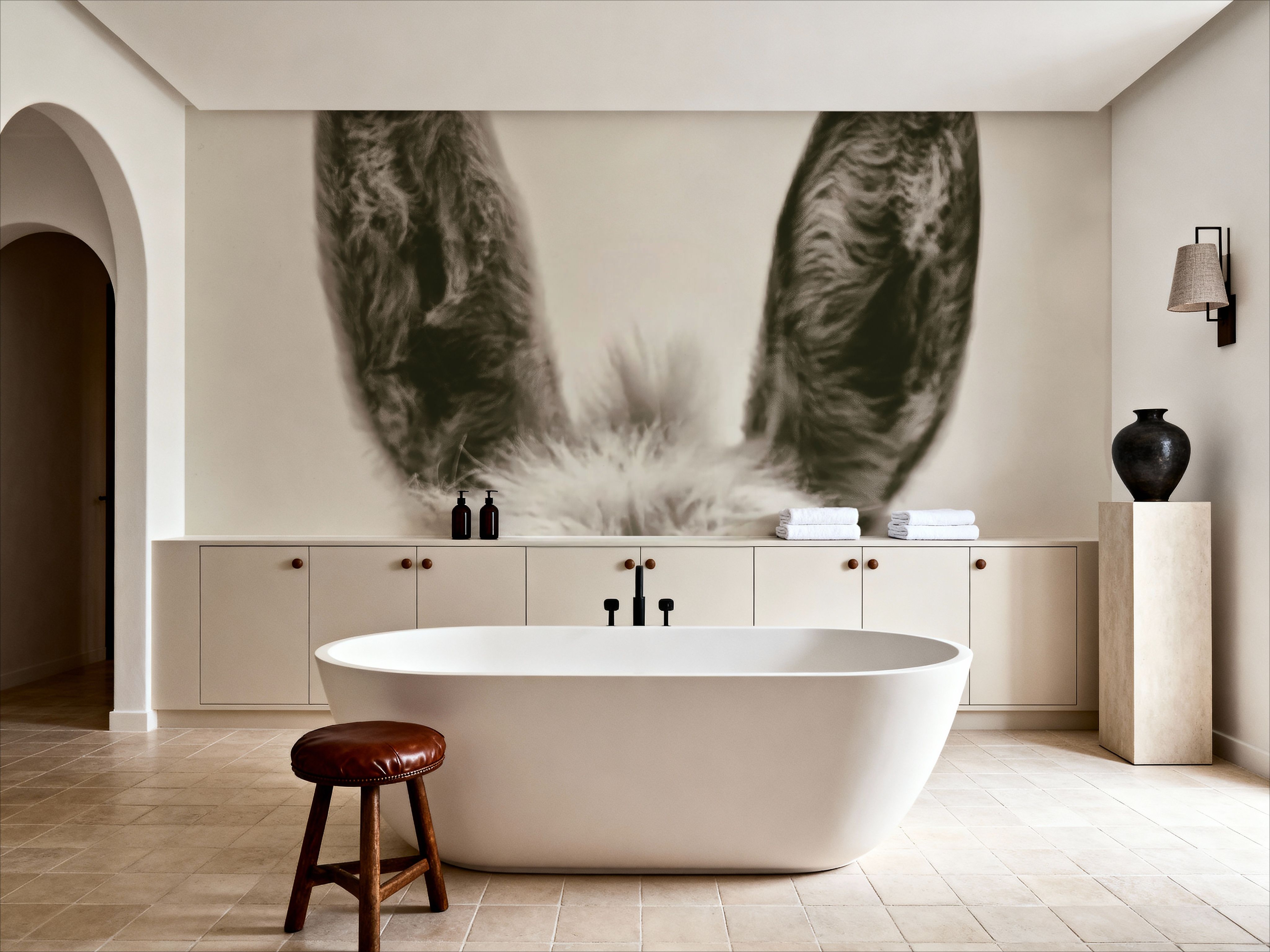 Downward Facing Donkey Sepia