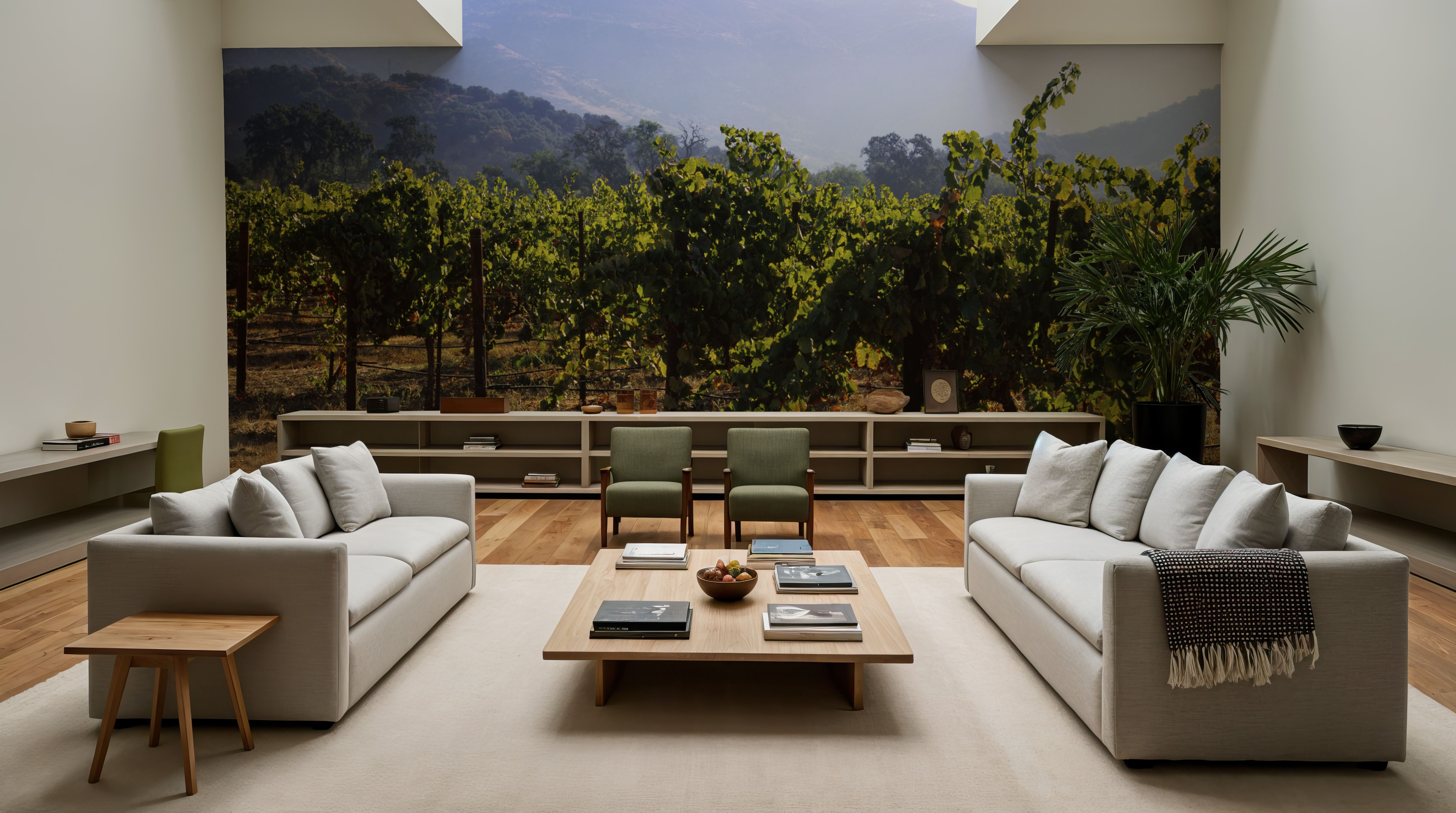 Napa Grape Vines, Wallpaper