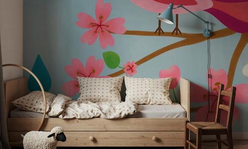 Retro Spring Bird