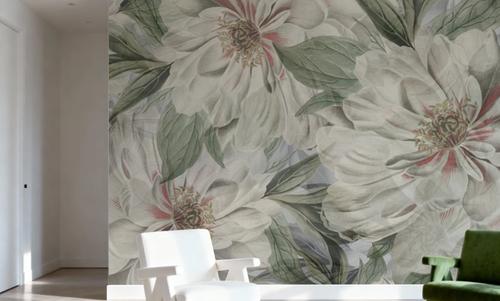 Peony Study - Pearl and Green
