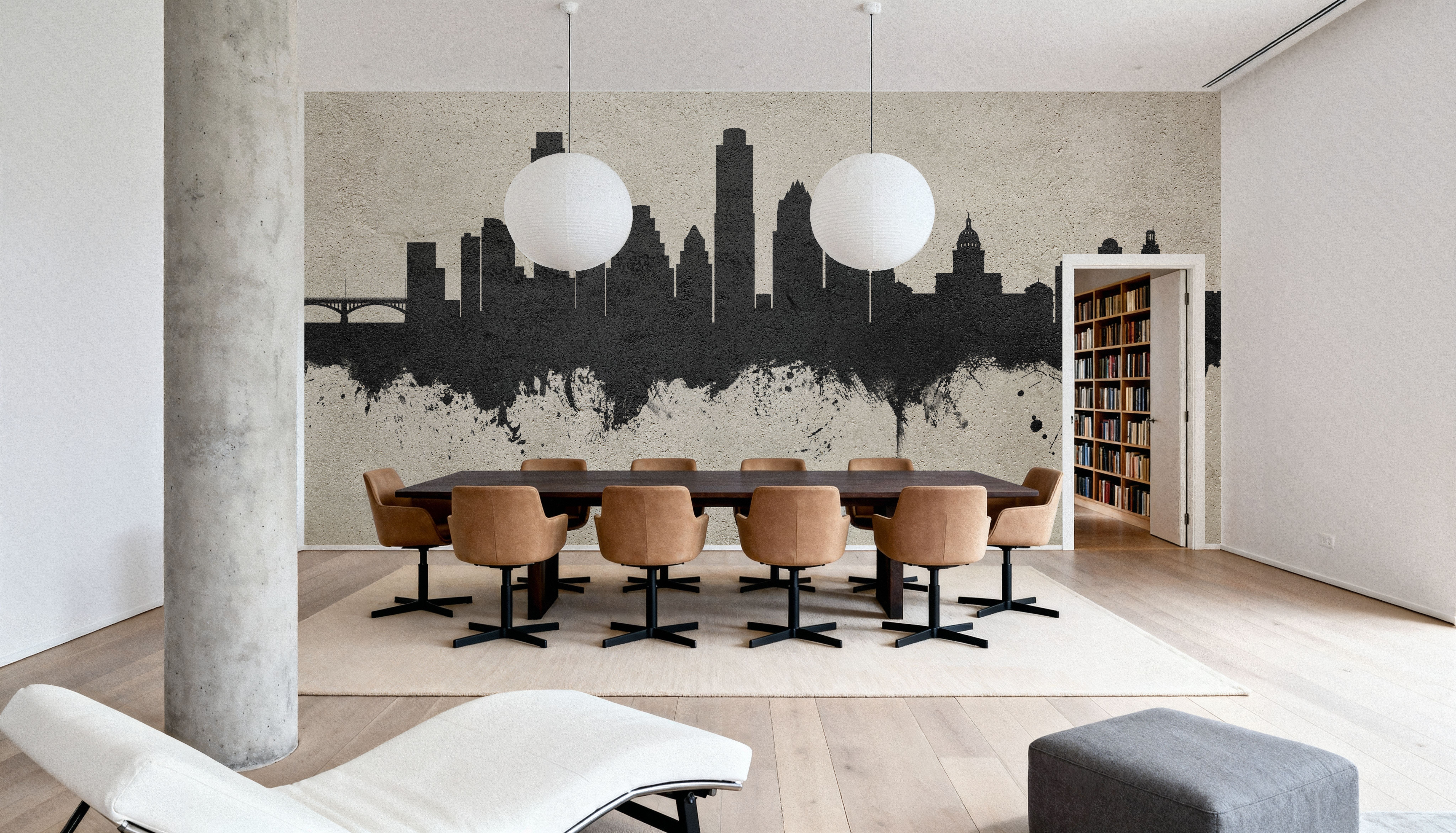 Austin Texas Skyline Concrete
