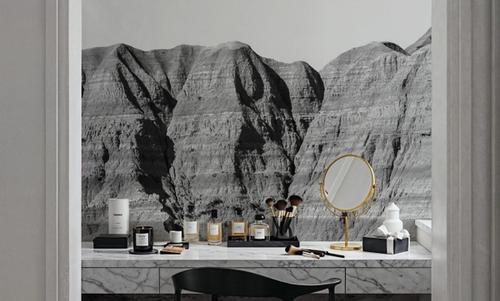 Badlands Black And White