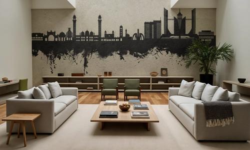 Faislabad Pakistan Skyline Concrete