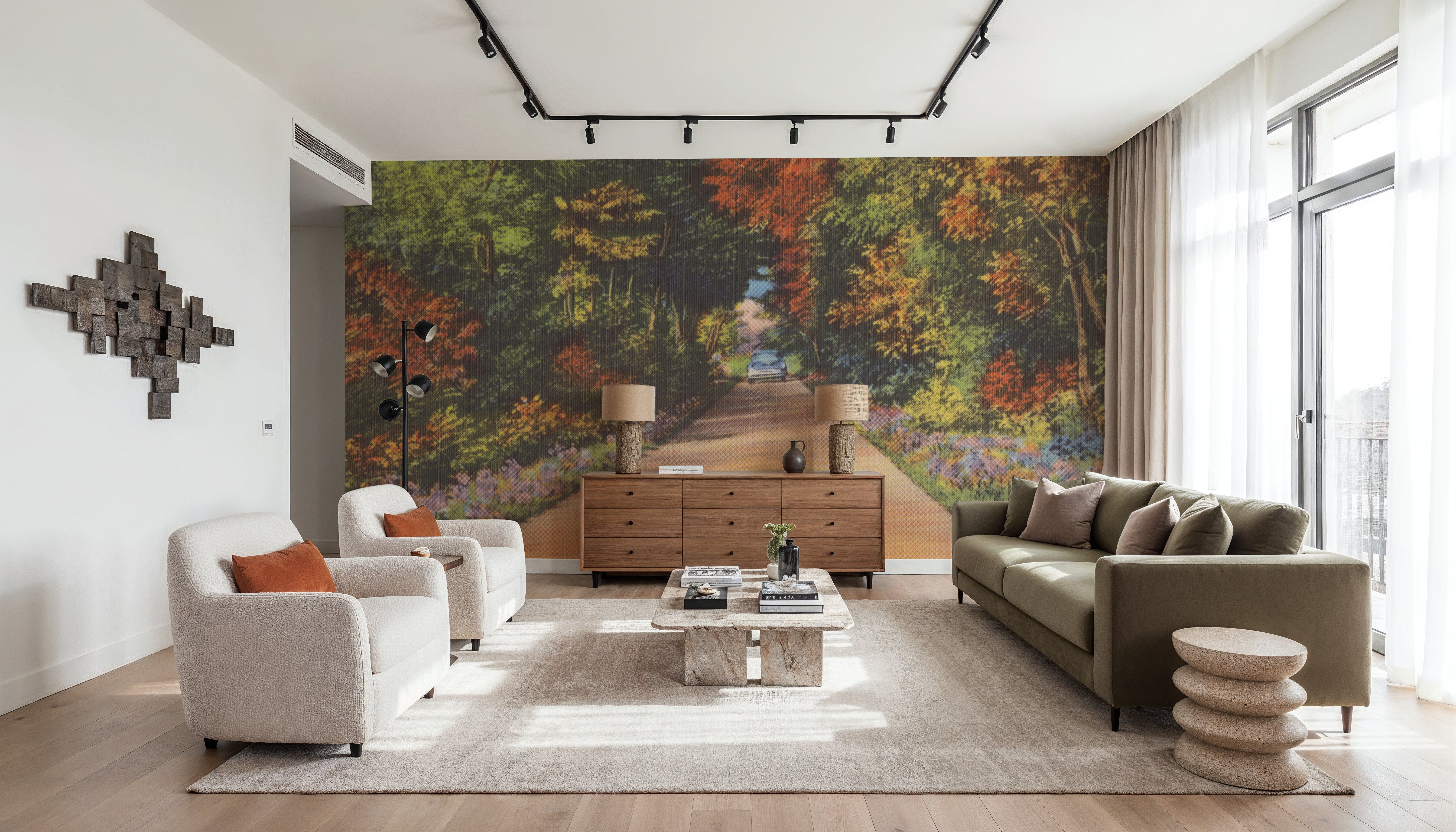 Colors Everywhere - Screenprint Postcard