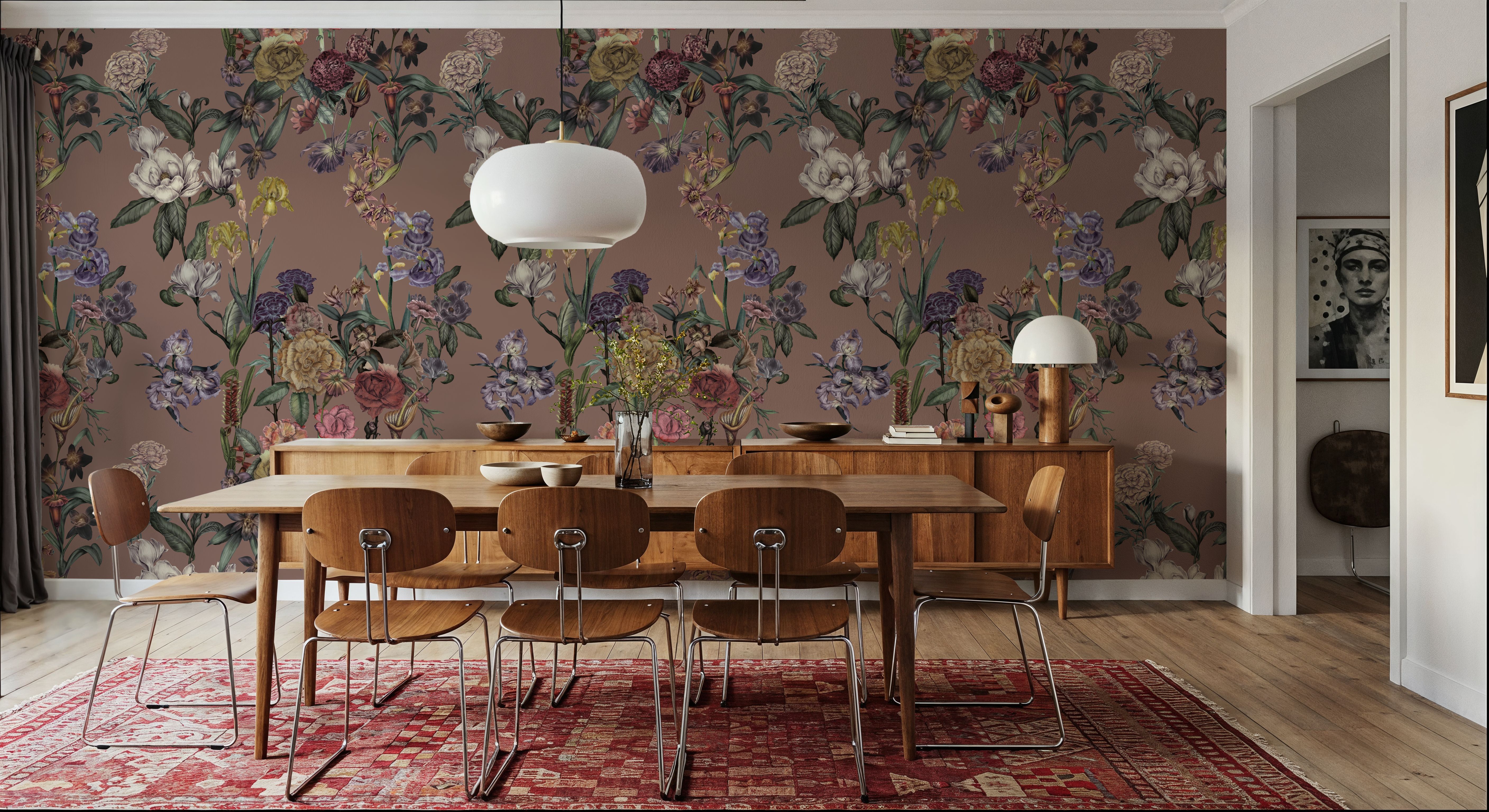 Floral Gaze, Peach Mocha