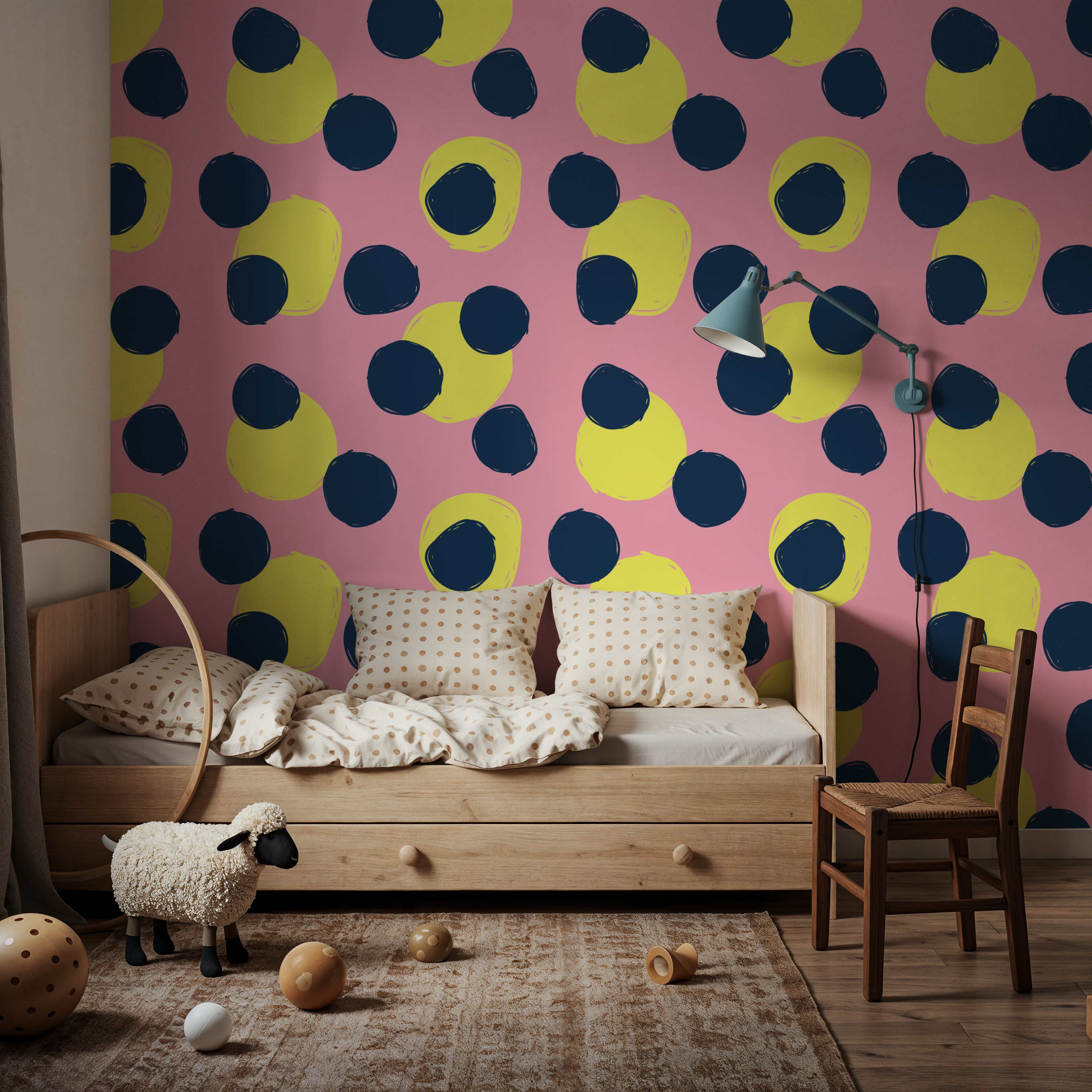 Dots All Over on Repeat, Papier peint