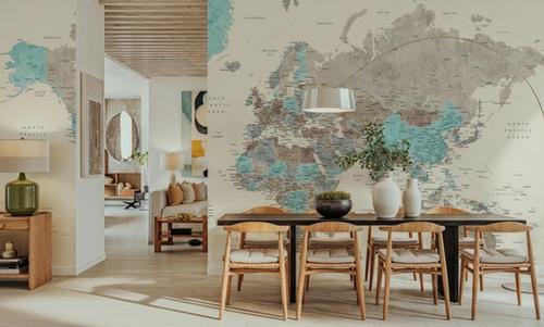 World Map Cities - Romi