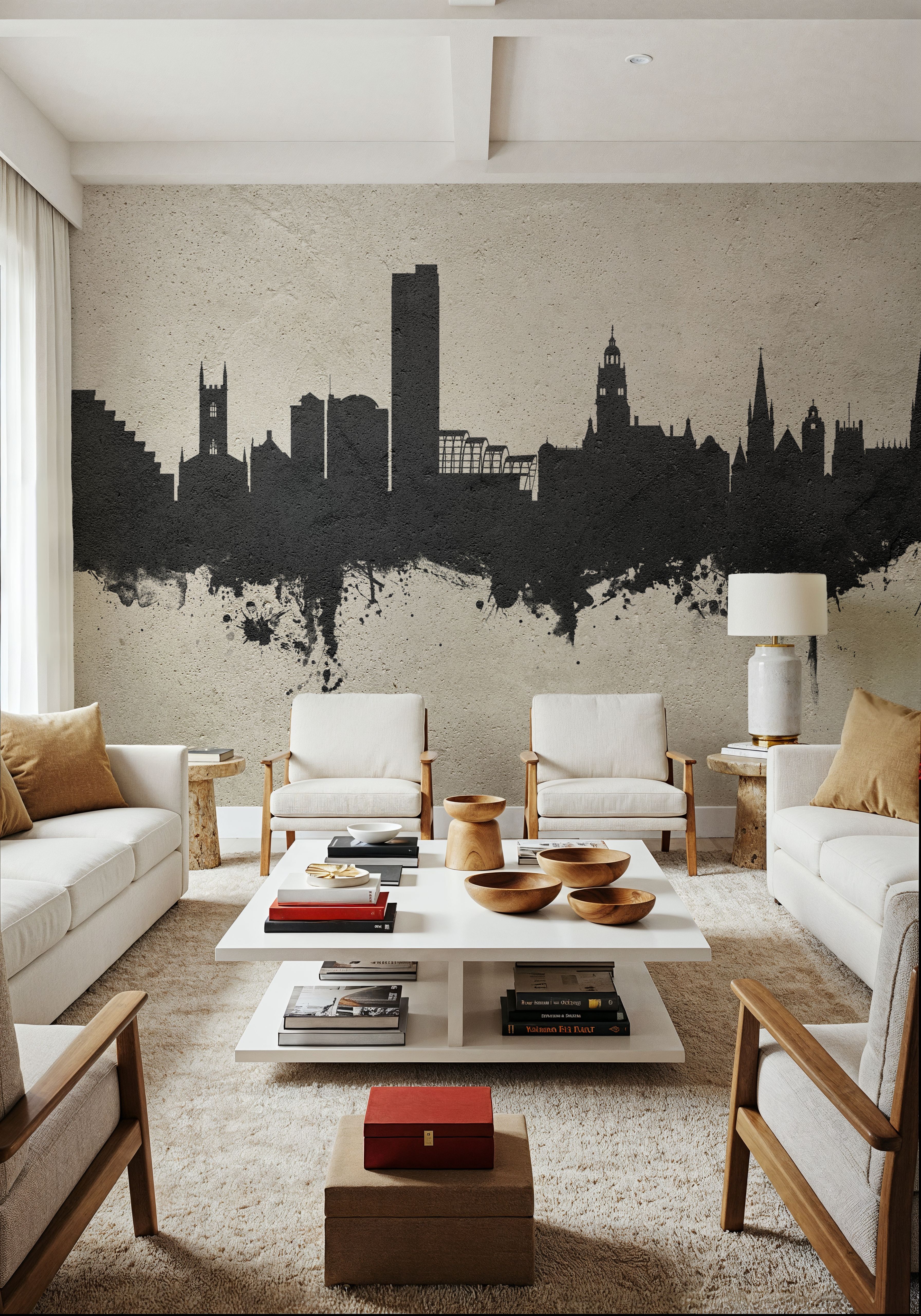 Sheffield England Skyline Concrete