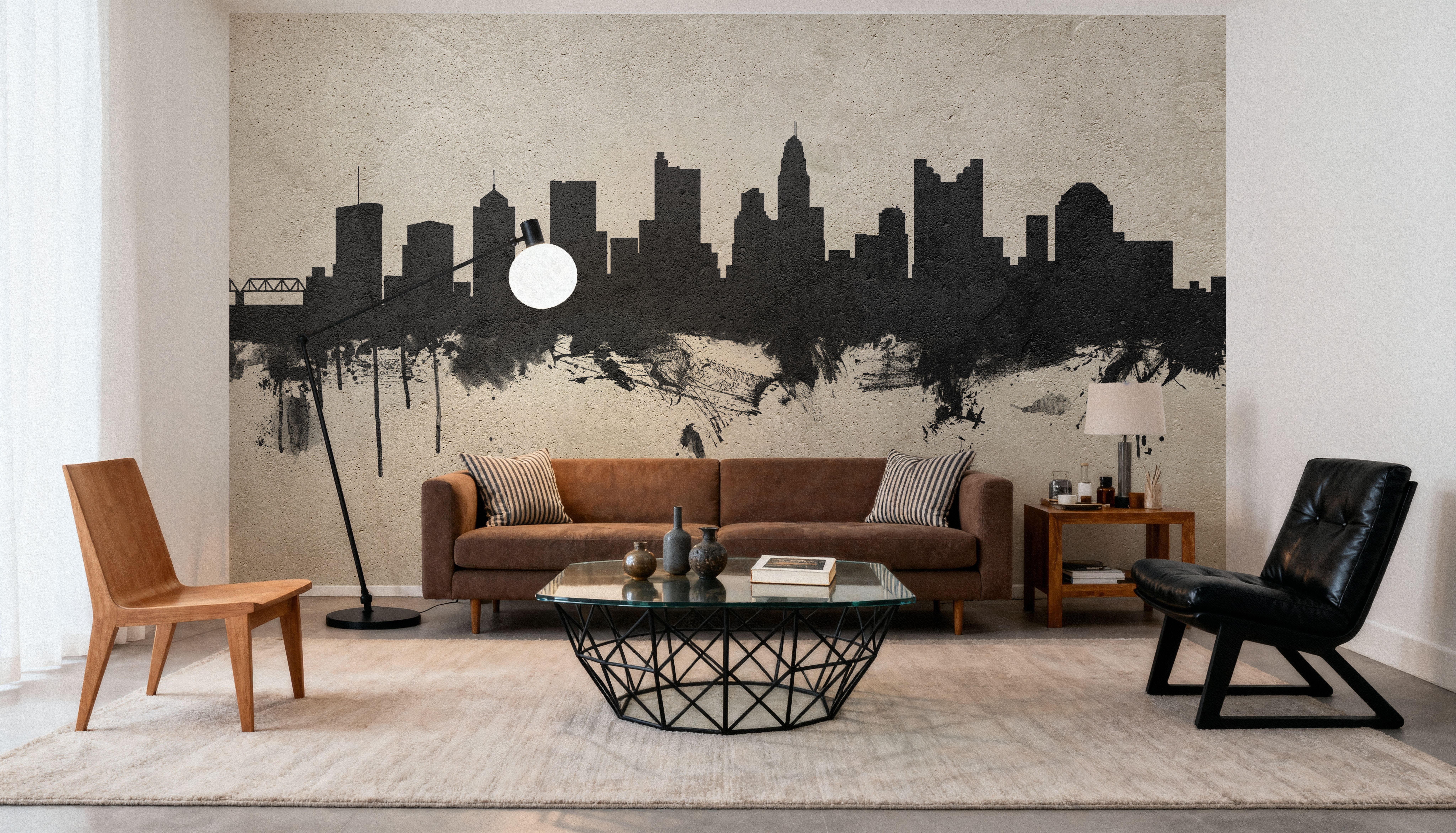 Columbus Ohio Skyline Concrete