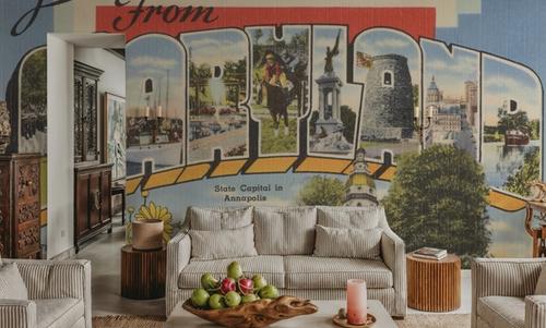 Greetings from Maryland - Screenprint Postcard